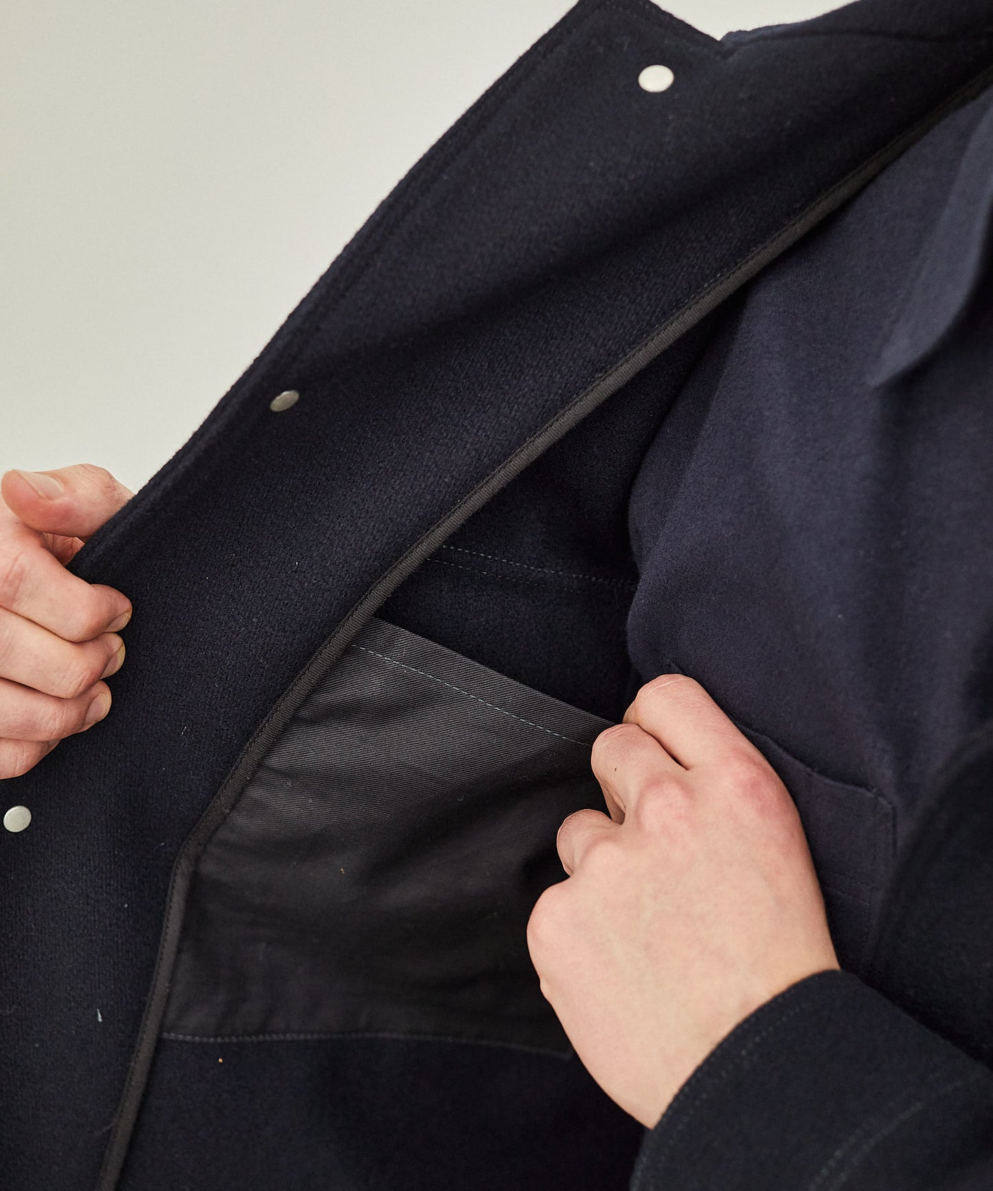 BIGYANK 1955 COVERALL OLD MELTON / D.NAVY