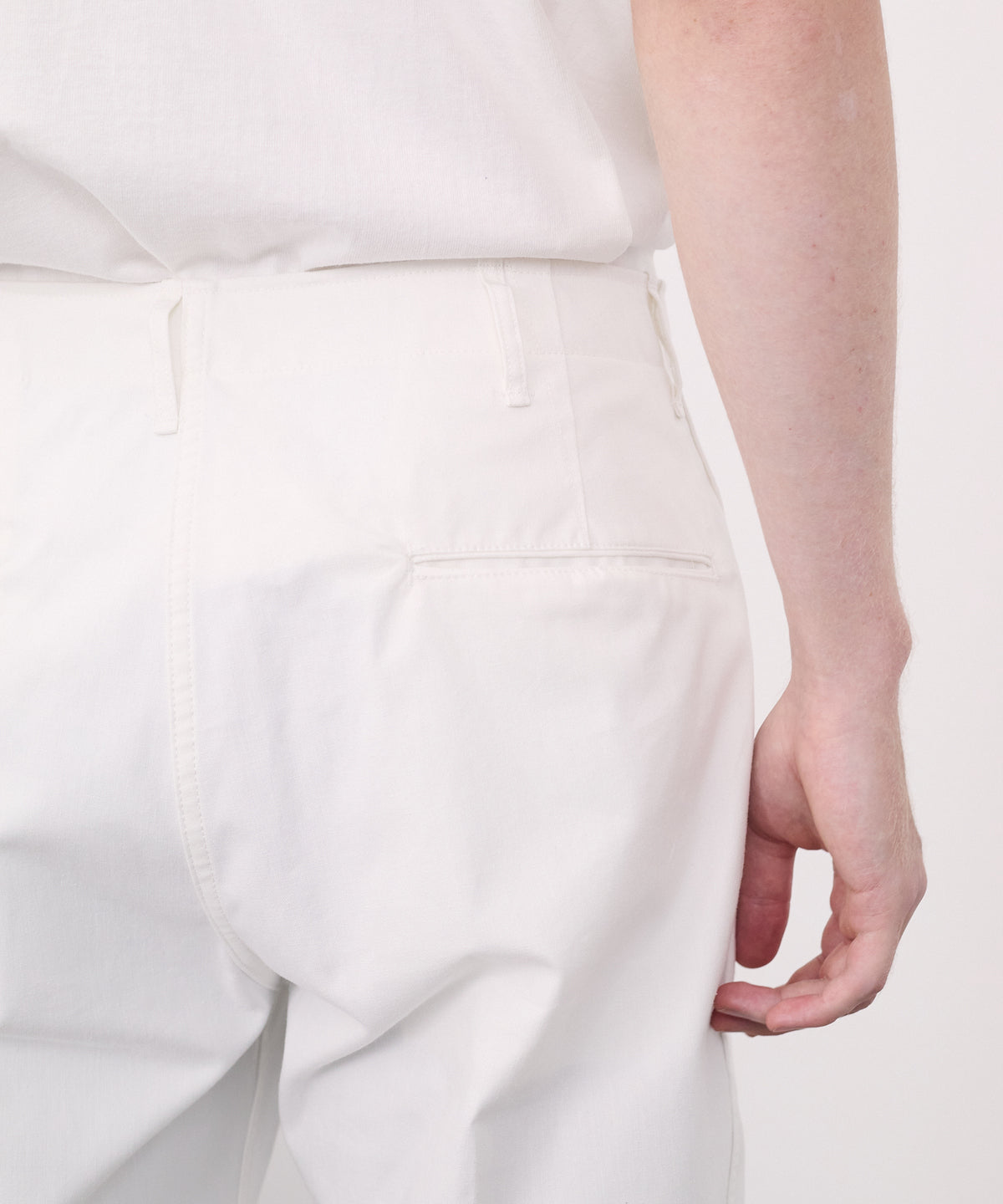 【 25SS 】ANATOMICA CHINO ZERO DUCK / WHITE