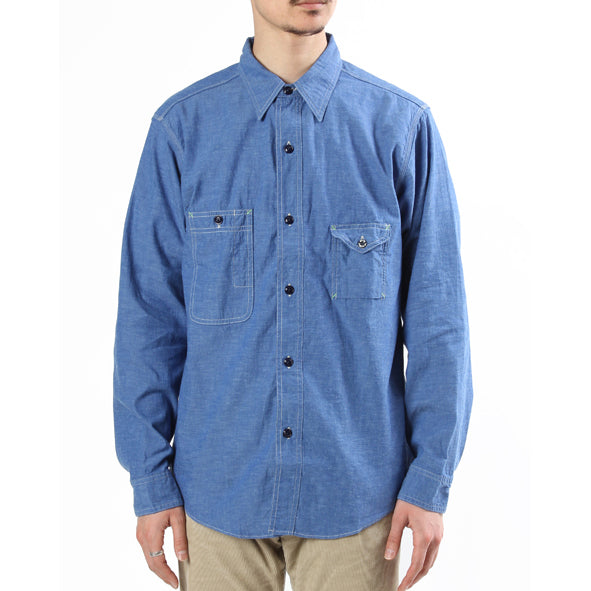 Bigyank M1935 WORK SHIRT CHAMBRAY / BLUE – A'r11551 FUKUOKA