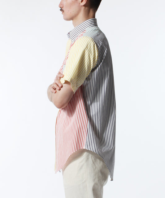ANATOMICA BD SHIRT S/S BB CANDY STRIPE / MULTI