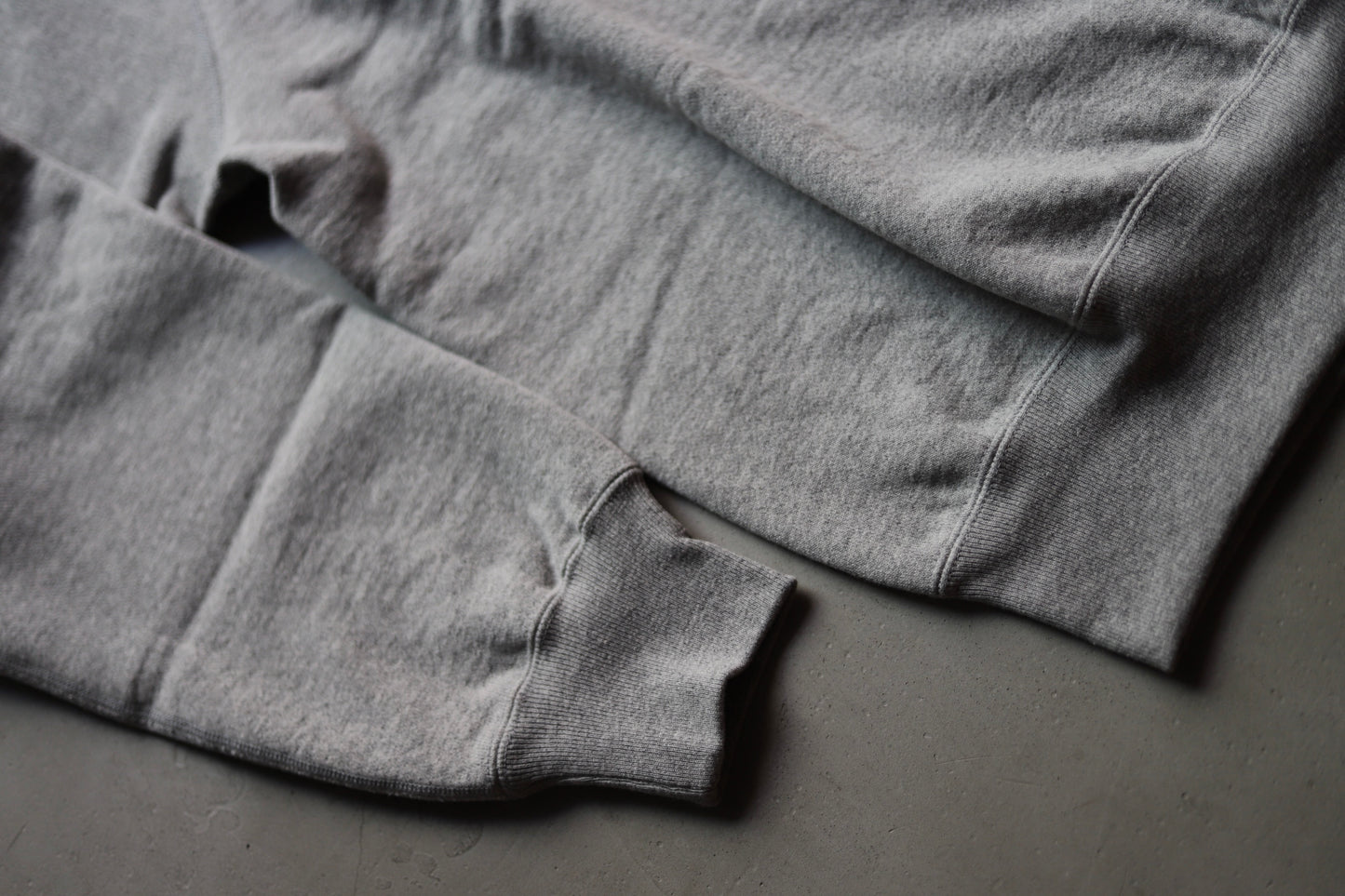 ANATOMICA SWEAT RAGLAN TURTLE NECK / GREY