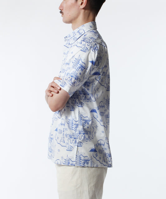 ANATOMICA EDOMAE SHIRT / WHITE