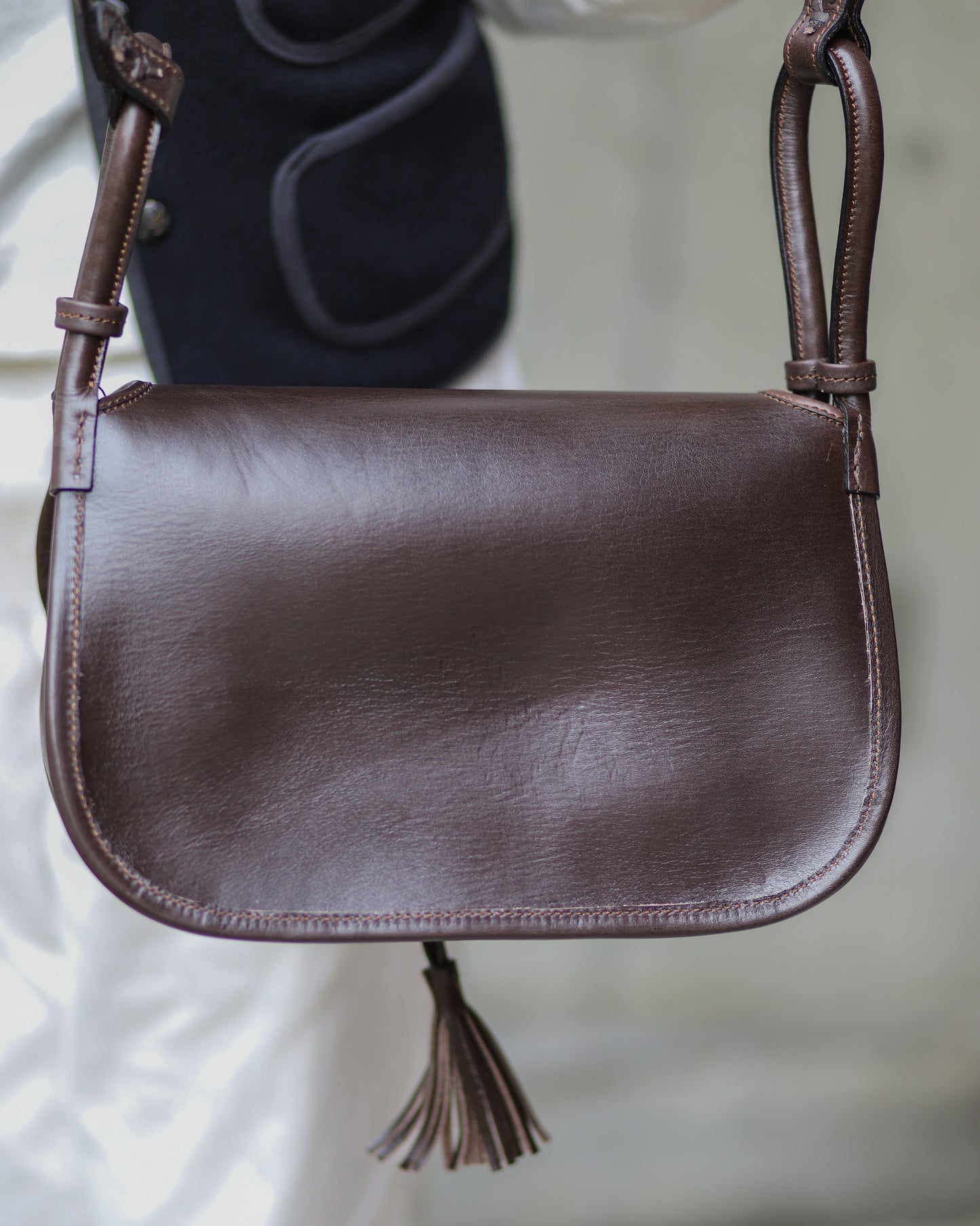 【 25FW 】ANDALUSIA LISO BAG / D.BROWN