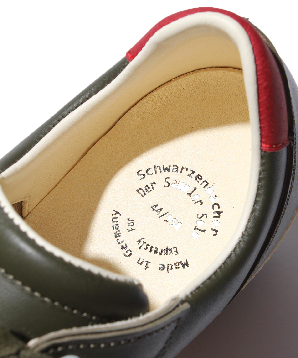 Schwarzenbacher 1759 CLASSIC LACED UP VTG LEATHER / OLIVE