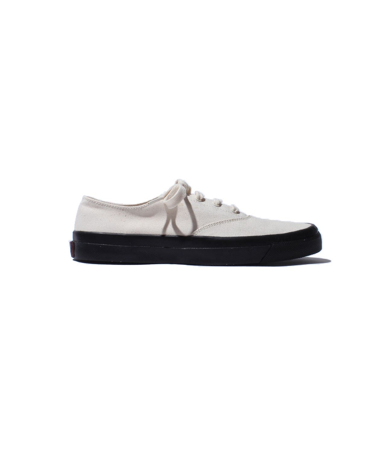 WAKOUWA CANVAS OX LOW BLACK SOLE / NATURAL