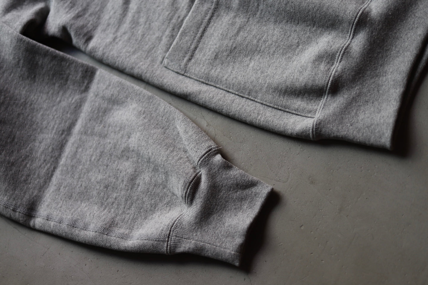 ANATOMICA SWEAT RAGLAN CARDIGAN / GREY