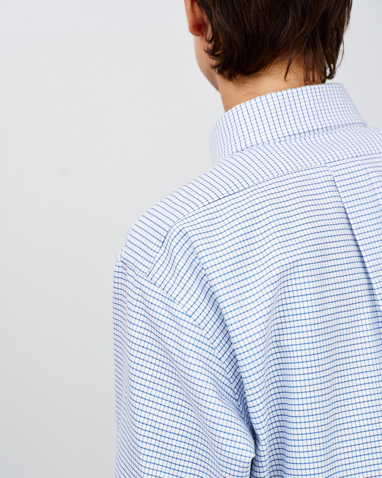 【 26SS 】ANATOMICA BD SHIRT MADISON PLAID / SAX