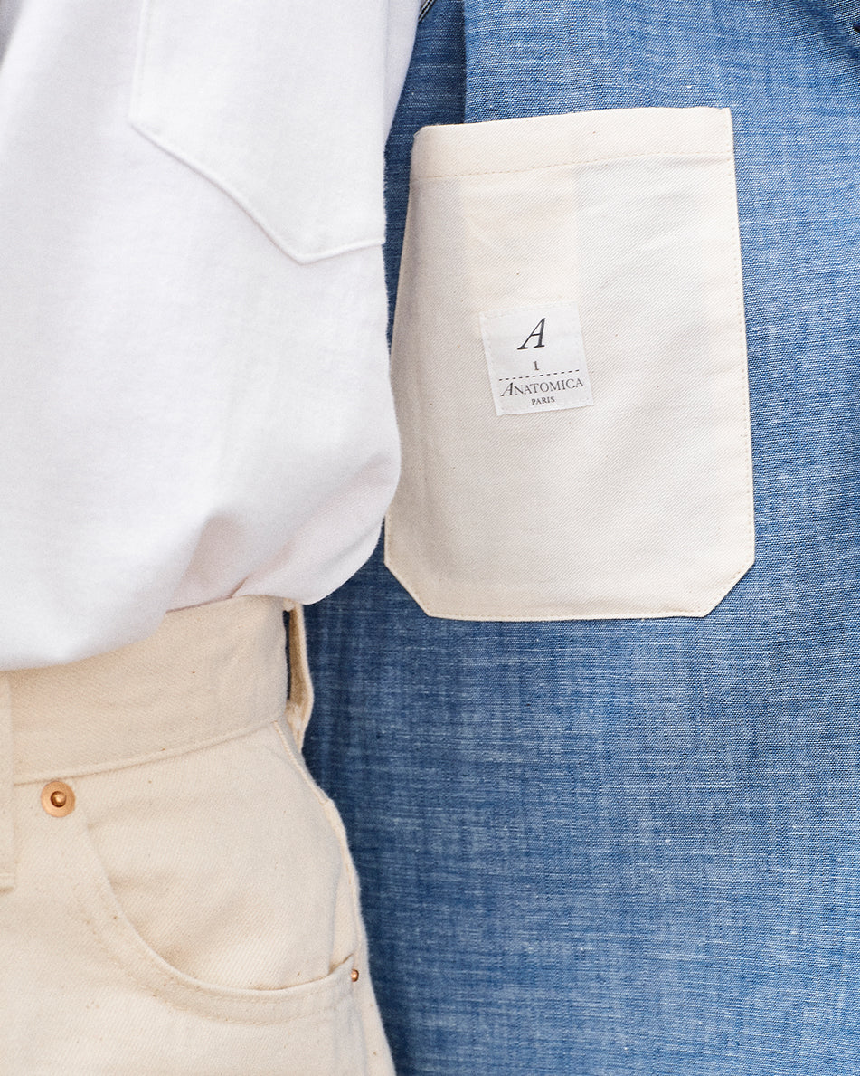 【 26SS 】ANATOMICA LADIES DOLMAN DENIM / INDIGO ONE WASH