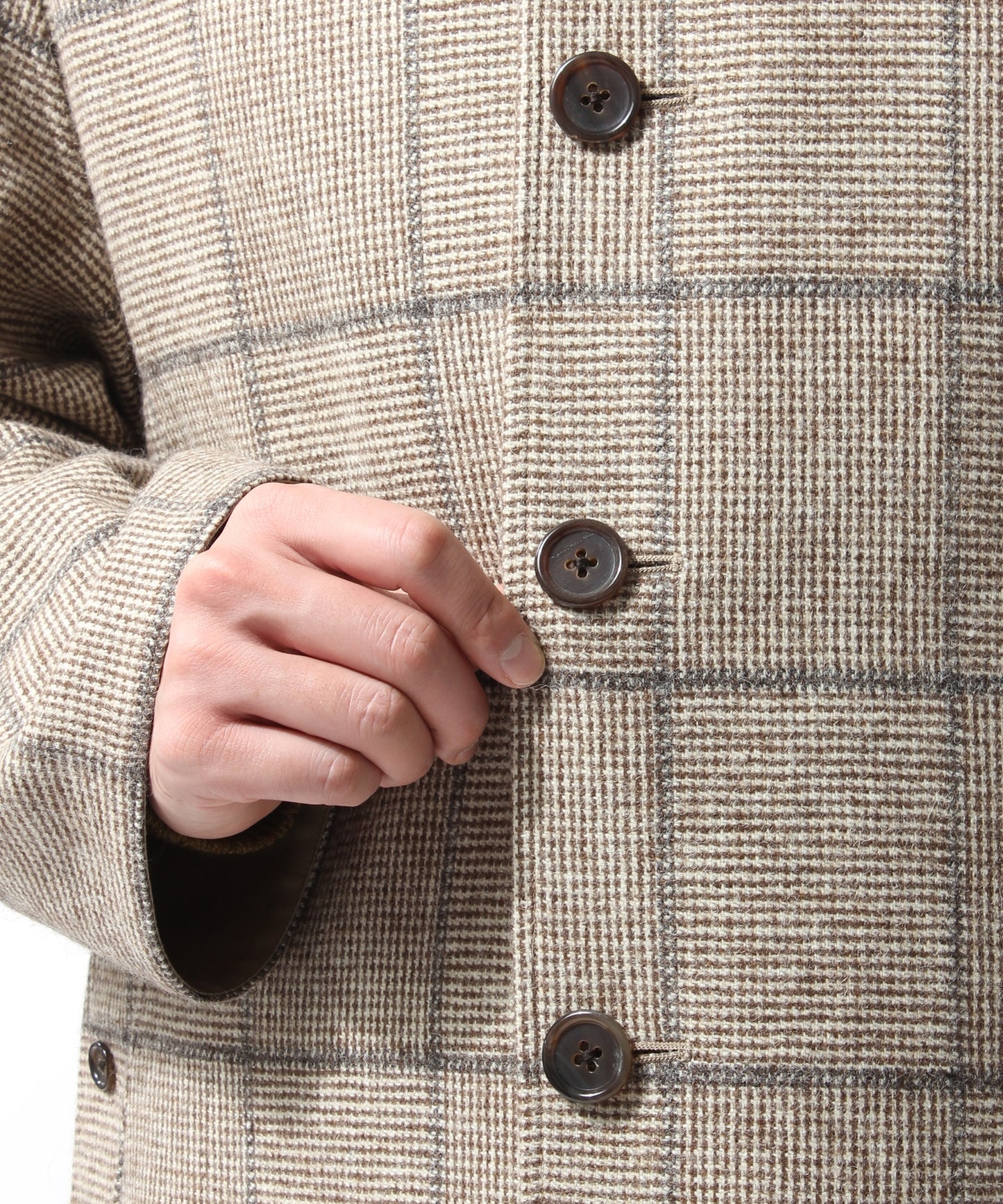 ANATOMICA SINGLE RAGLAN COAT Ⅱ REVERSIBLE / BEIGE