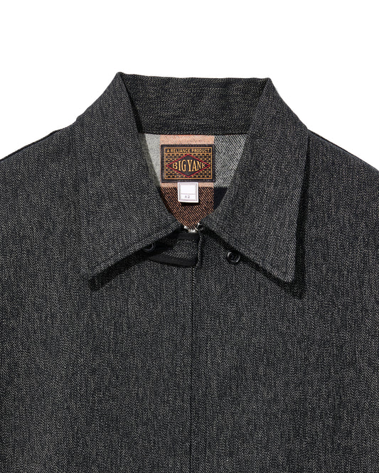 【 26FW 】BIGYANK LEO JACKET HEATHER TWILL / BLACK