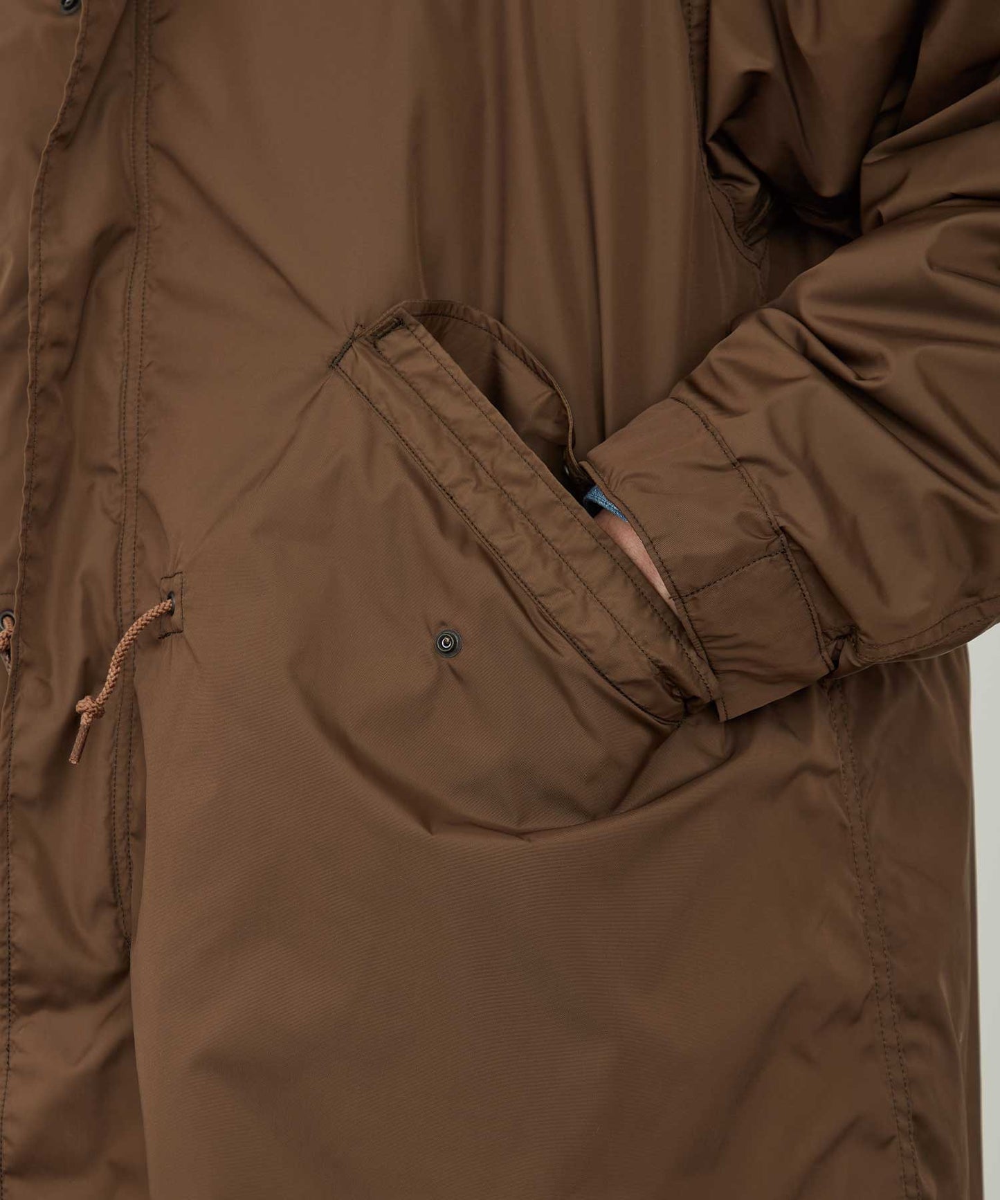 RMFC M51 FISHTAIL TAFFETA with LINER / D.BROWN