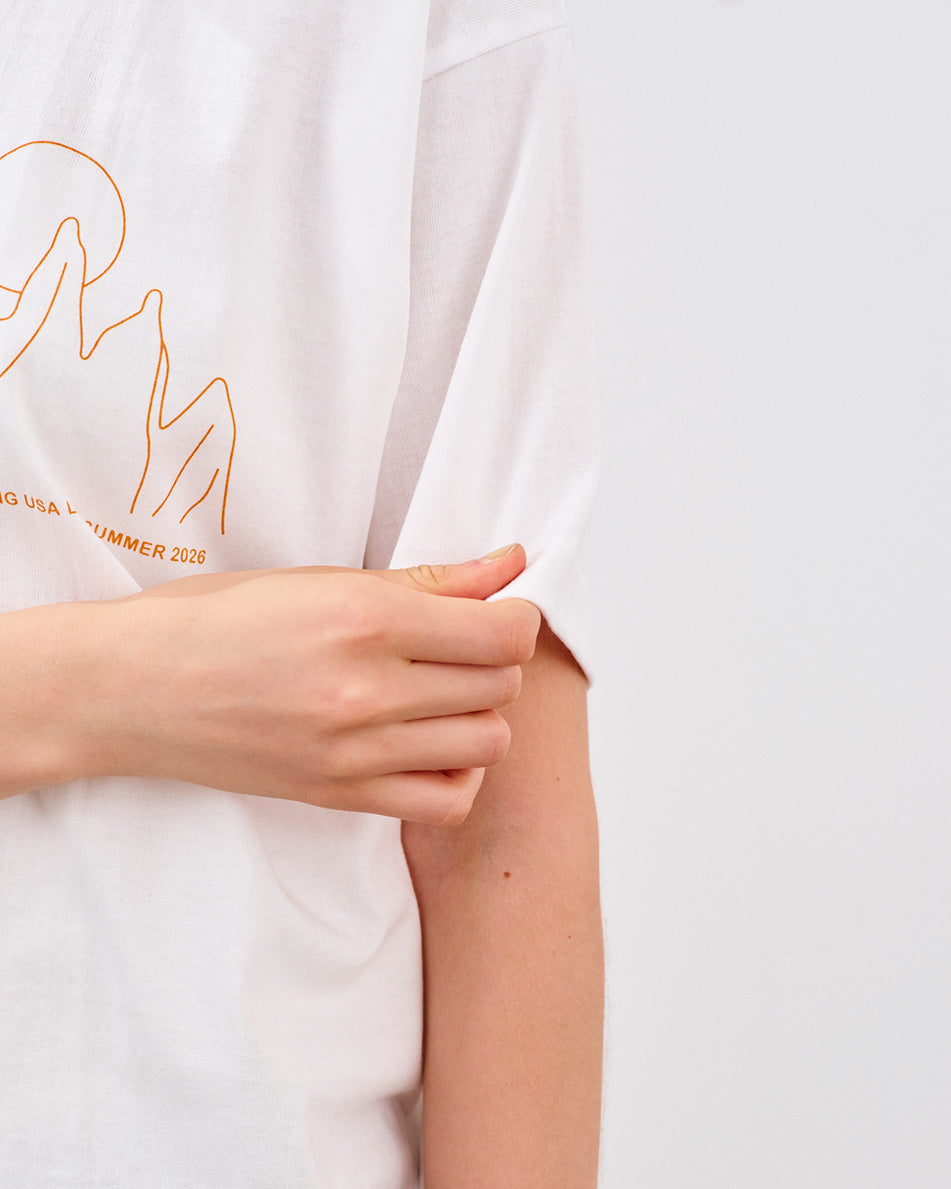 【 26SS 】RMFC MOUNTAIN RIDGE TEE / WHITE