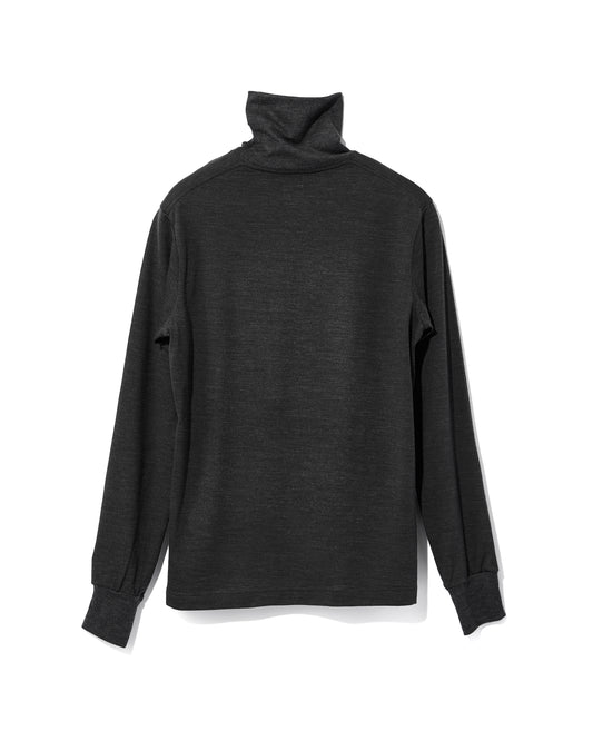 【 26FW 】 ANATOIMCA SFM TURTLE NECK TEE / CHARCOAL
