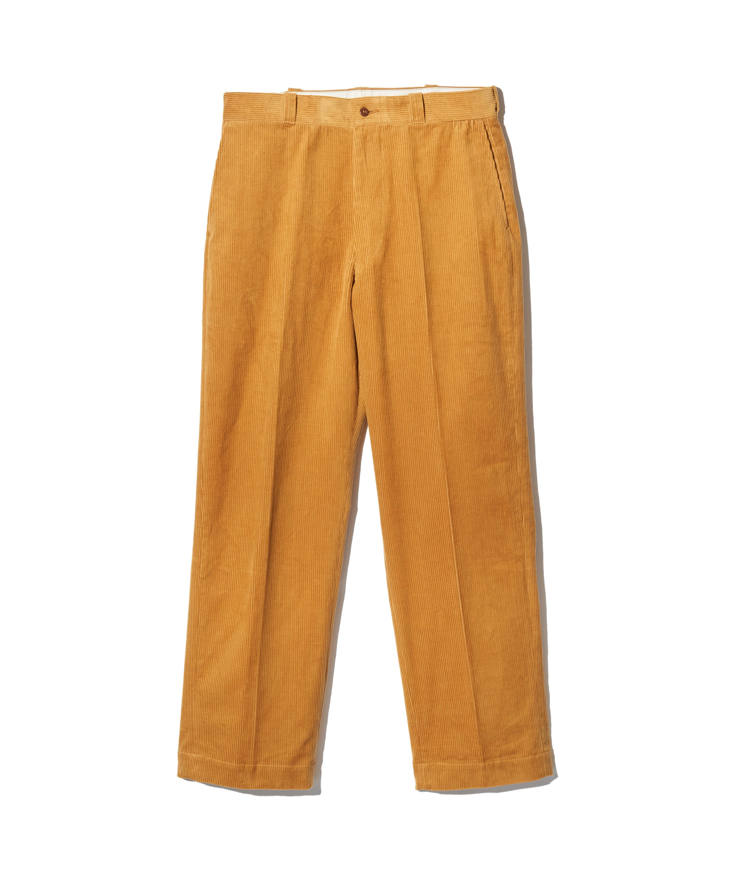 【 23FW新作 】YANKSHIRE 1963 CHINO TROUSERS GERMAN CORDUROY / MUSTARD