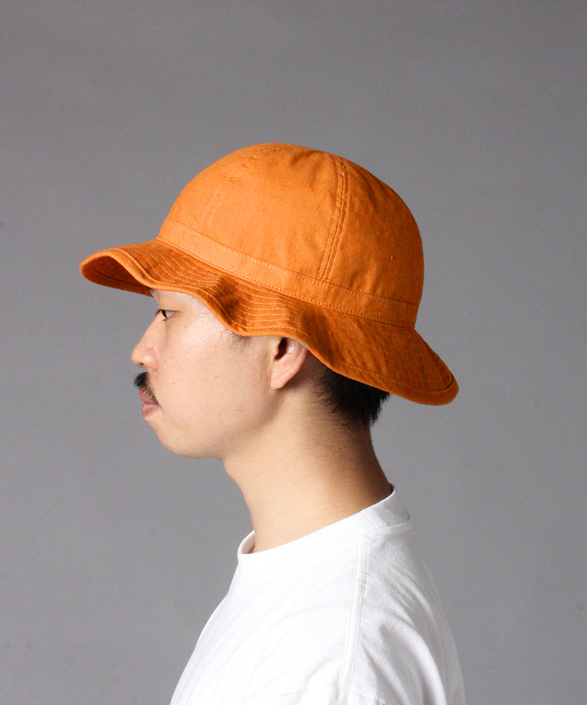 Der SAMMLER TACKLE HAT COTTON LINEN / ORANGE