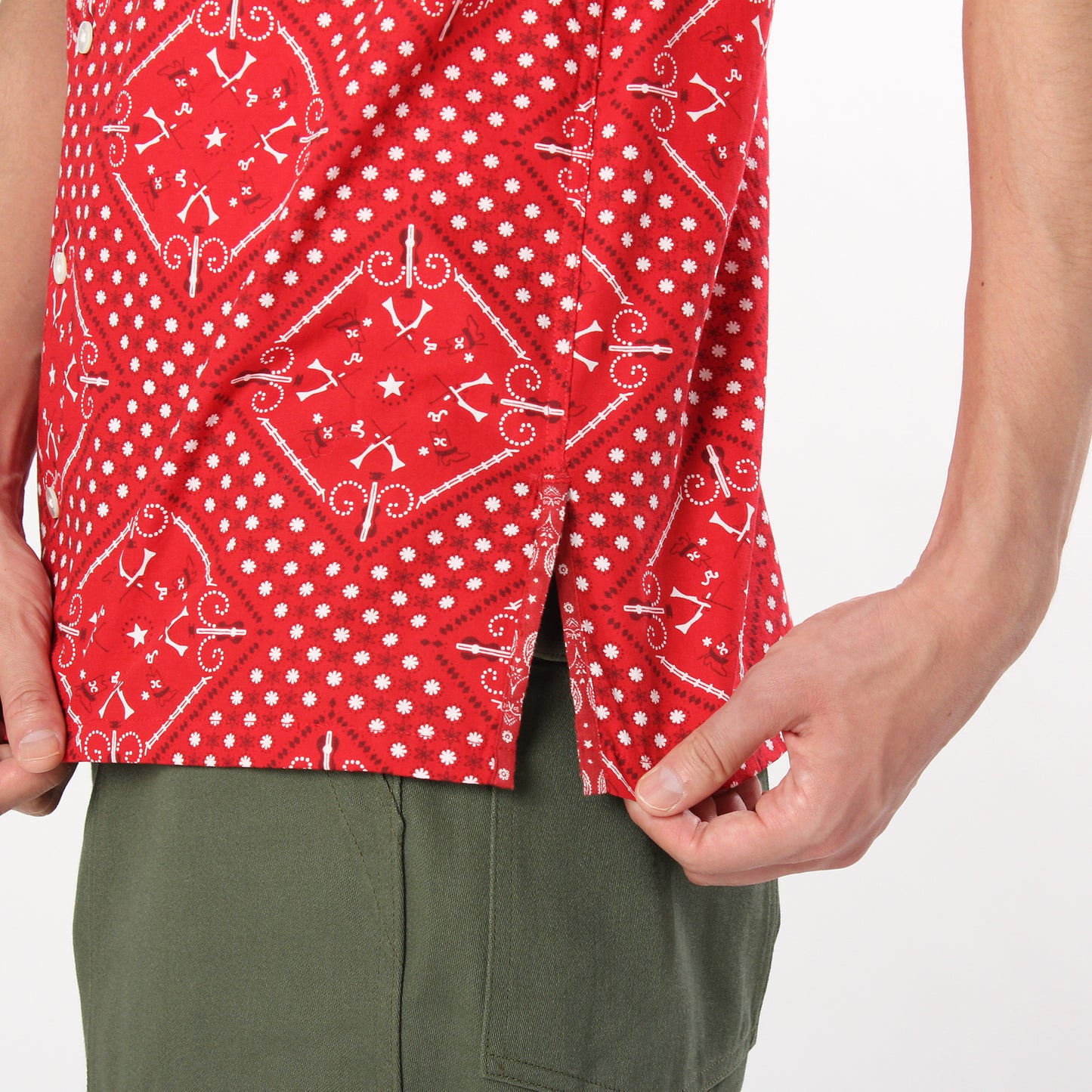 Der SAMMLER SANTA ANA BANDANA PATTERN / RED