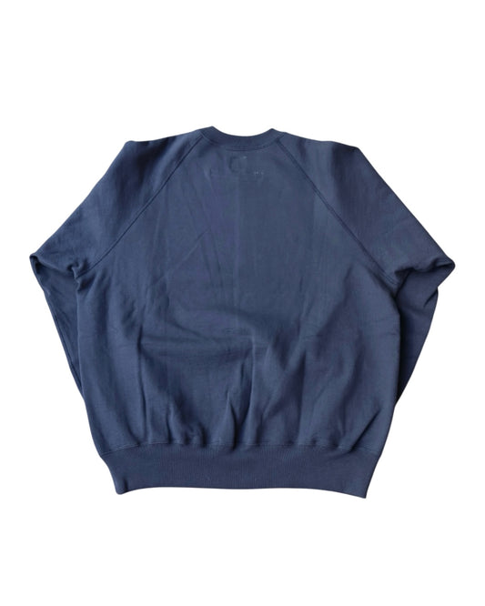 【 26FW 】 ANATOMICA SWEAT RAGLAN CREW NECK / NAVY