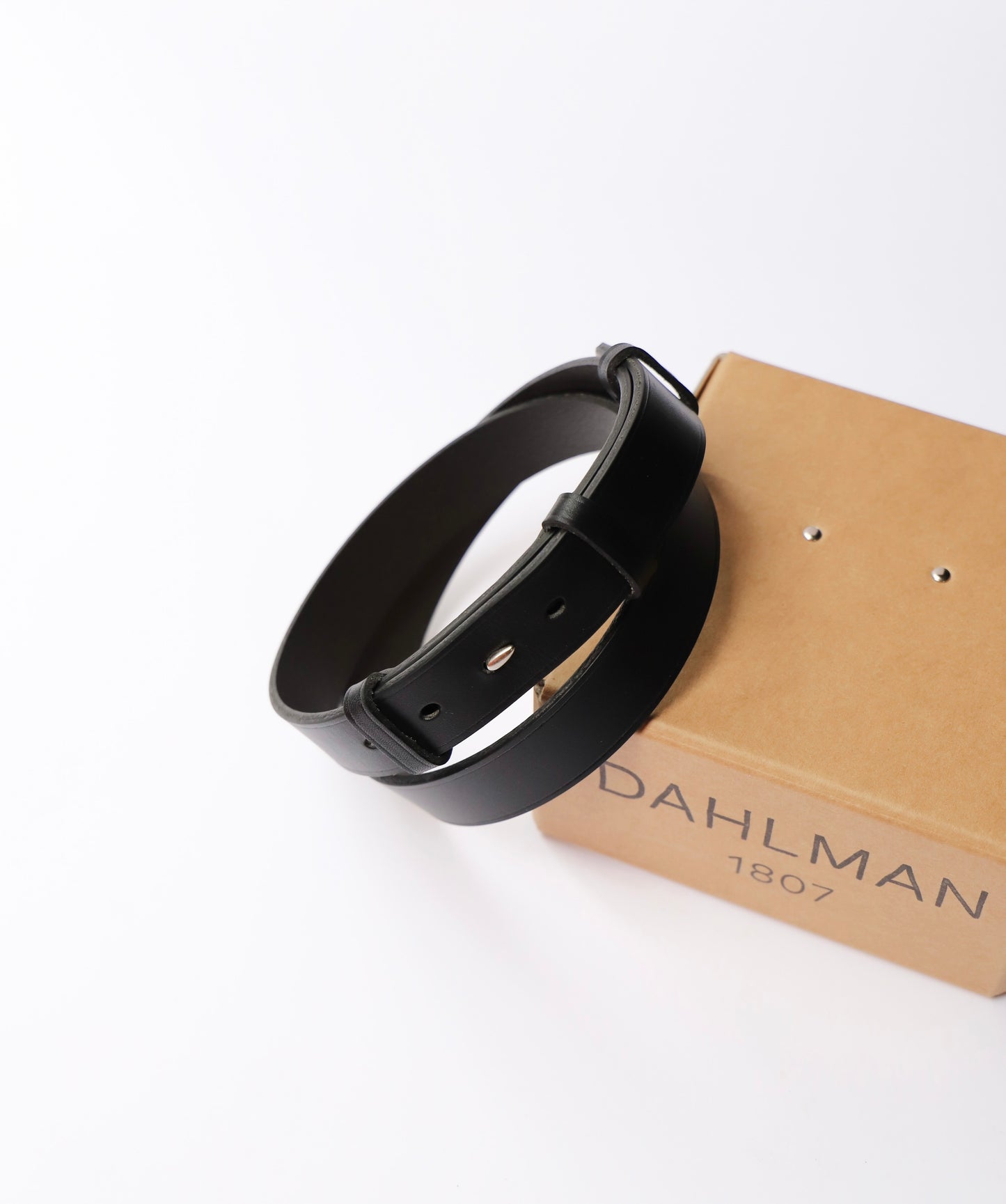 ANATOMICA DAHLMAN ARCHITECT LEATER BELT / BLACK