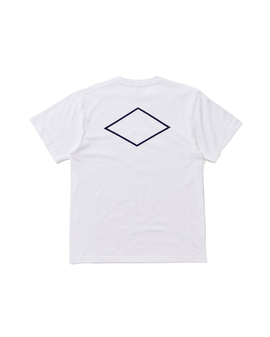 【 26SS 】BIGYANK DIAMOND BACK TEE / WHITE