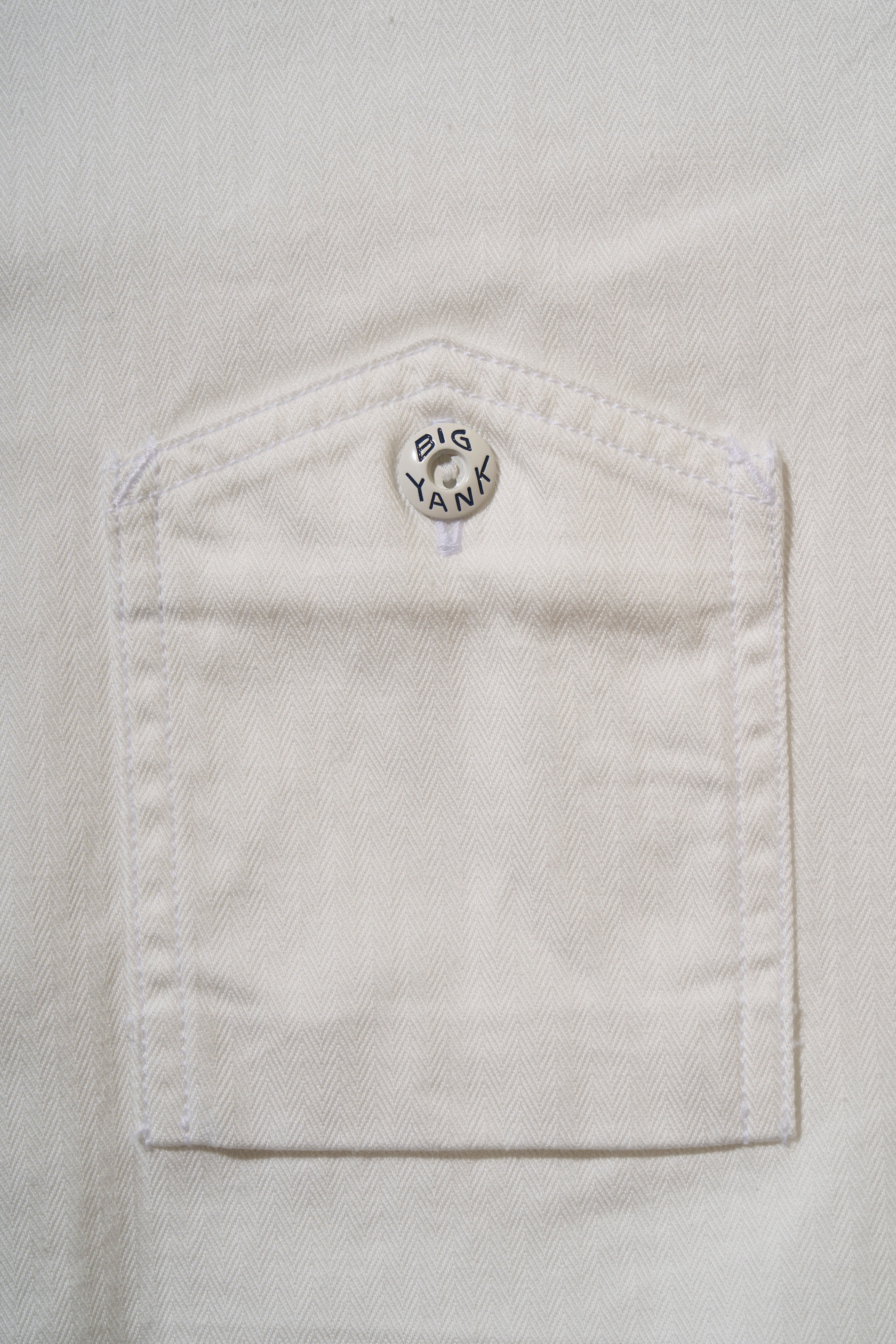 26SS 】BIGYANK Y1943 L/W HBT SHIRT / WHITE – A'r11551 FUKUOKA