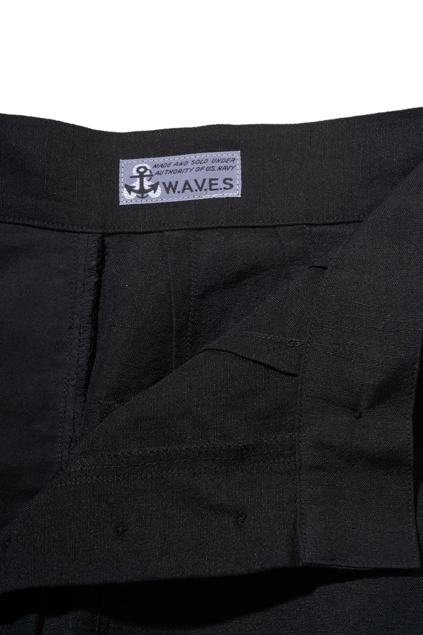 【 26SS 】ANATOMICA WAVES W/L CLOTH / BLACK