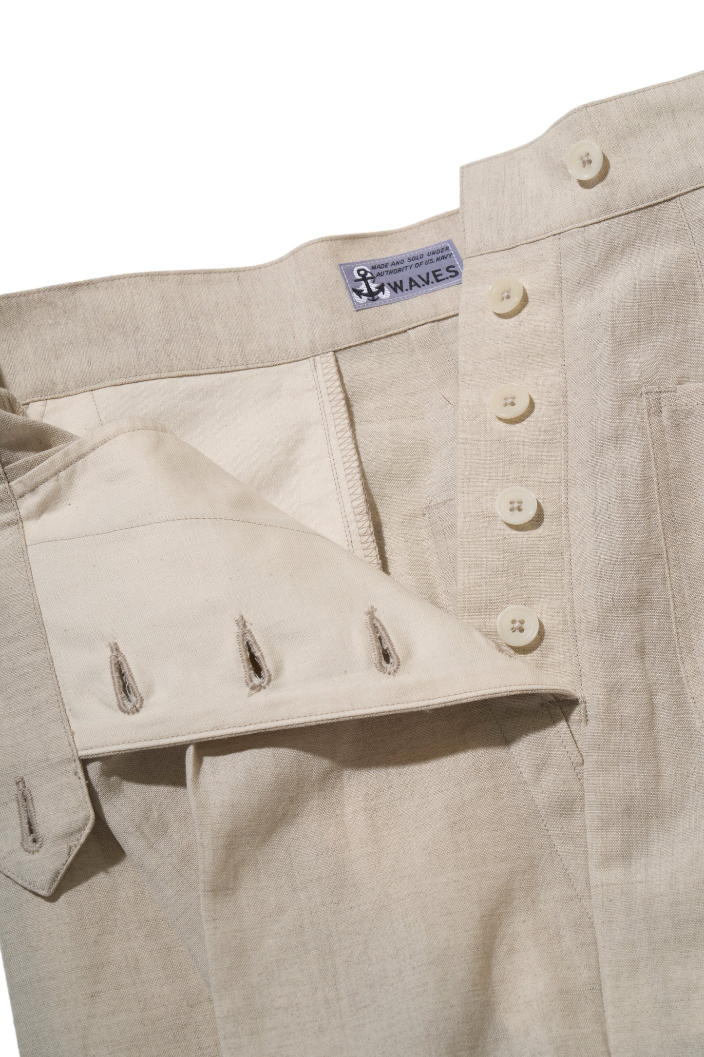 【 26SS 】ANATOMICA WAVES W/L CLOTH / NATURAL