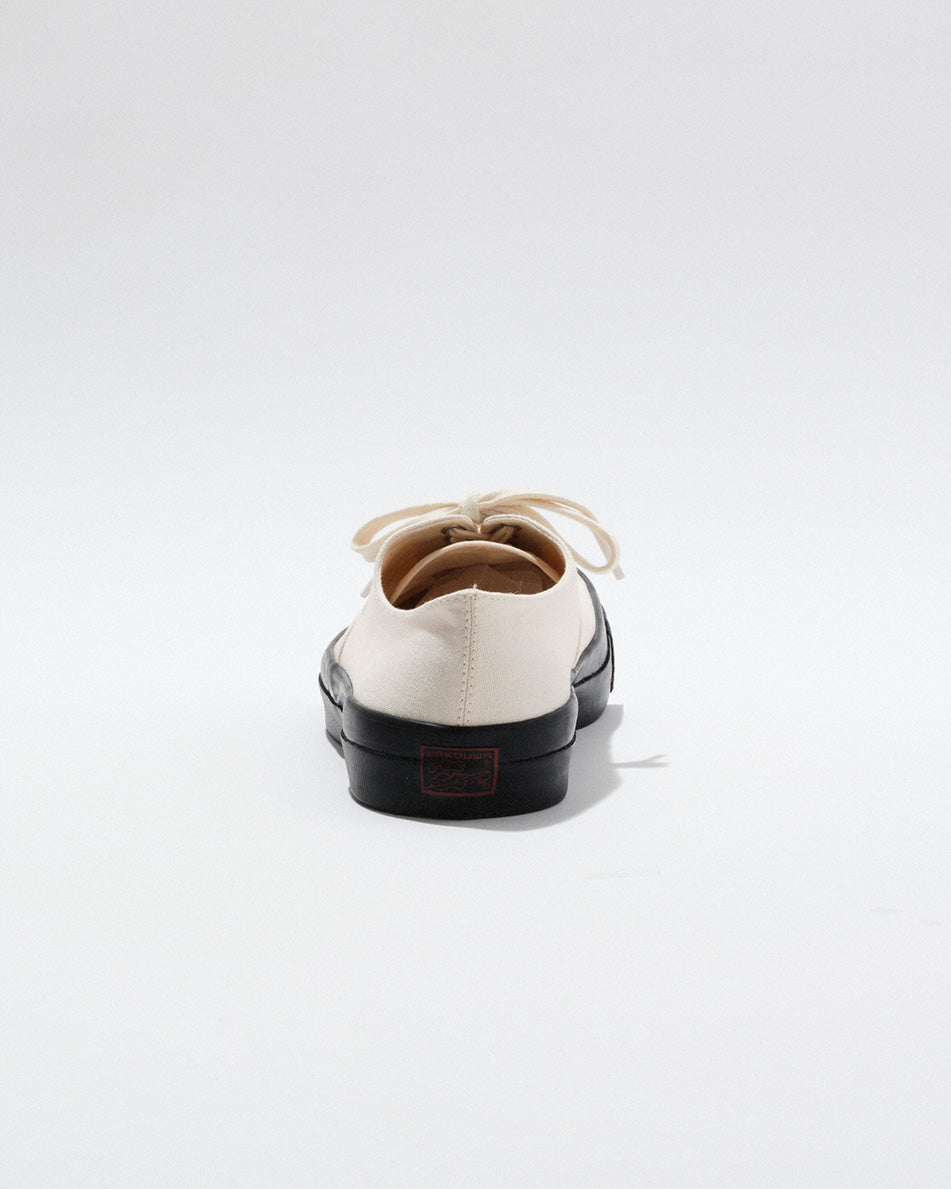 【 26SS 】WAKOUWA CANVAS OX LOW BLACK SOLE / NATURAL
