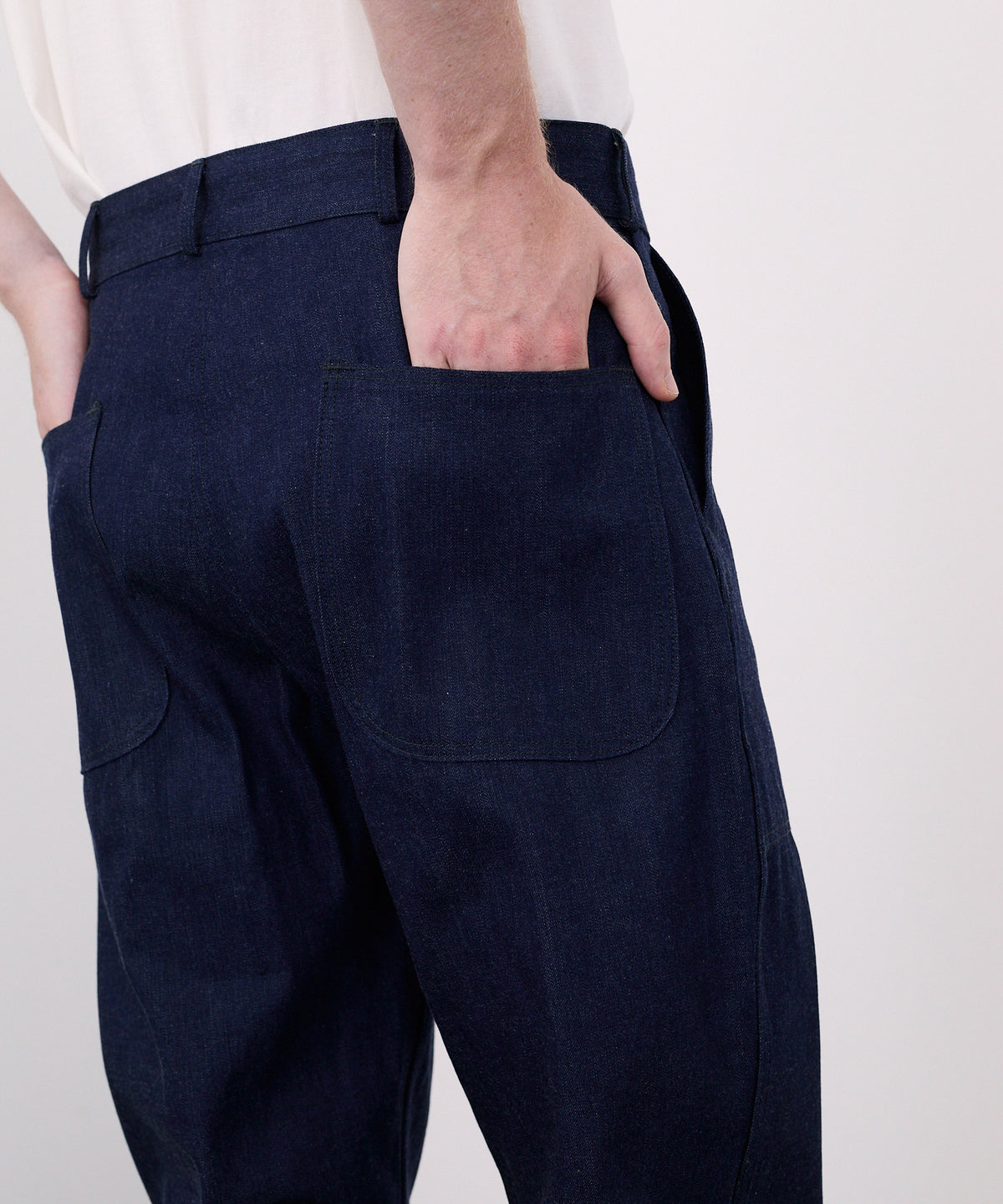 【 25SS 】ANATOMICA USN 1943 UTILITY PANTS / INDIGO NON WASH