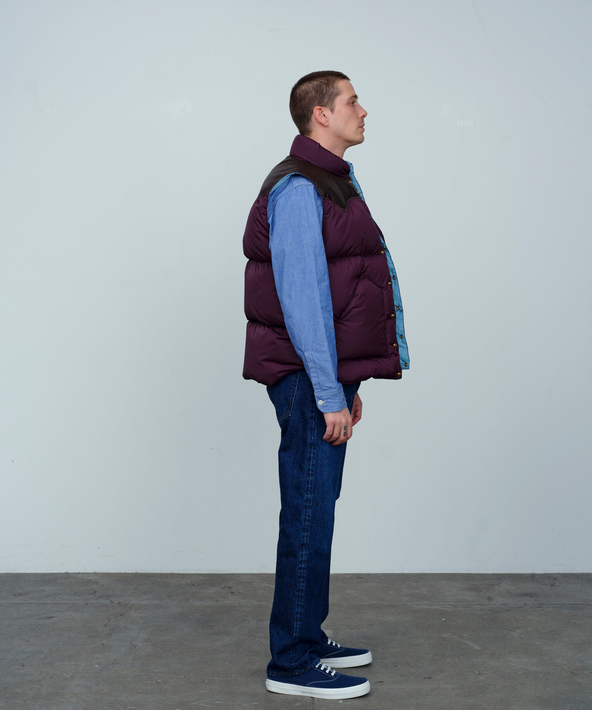 【 25FW 】RMFC HERITAGE DOWN VEST / PLUM