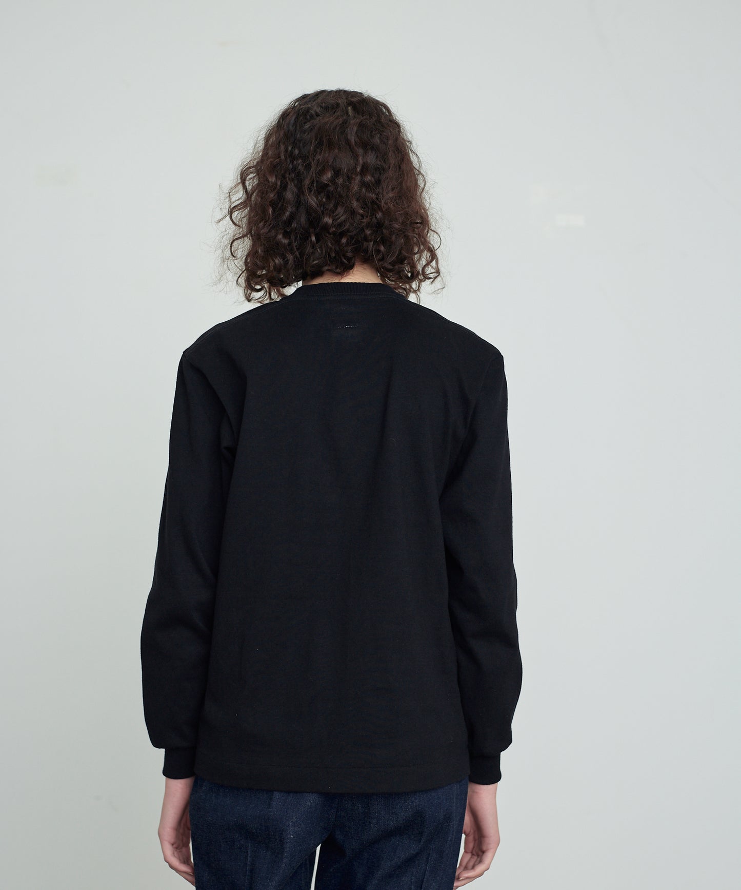 【 25FW 】ANATOMICA POCKET TEE L/S / BLACK