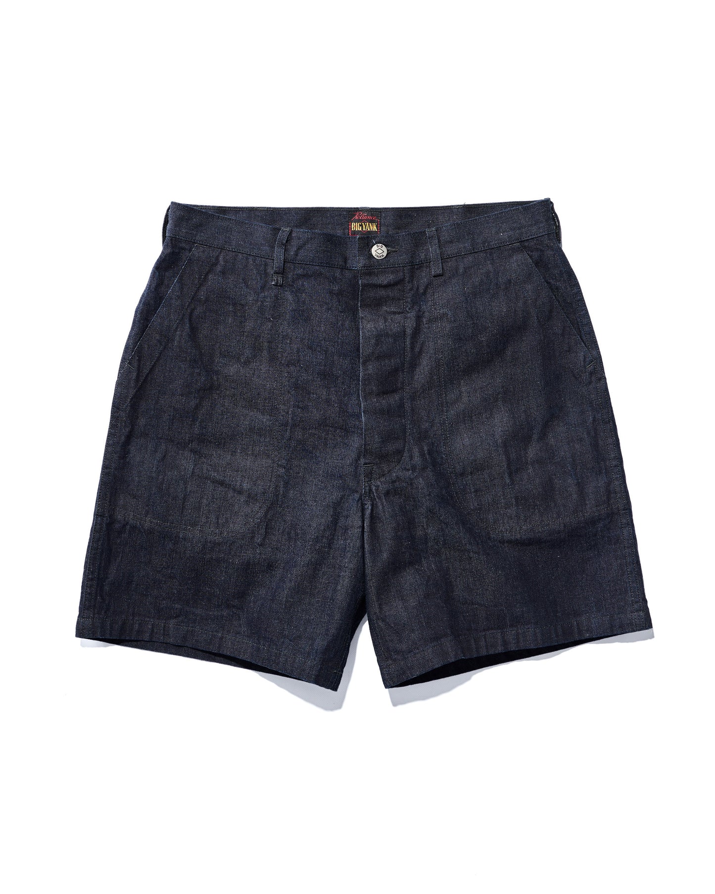 【 26SS 】BIGYANK USN UTILITY DENIM SHORTS / INDIGO