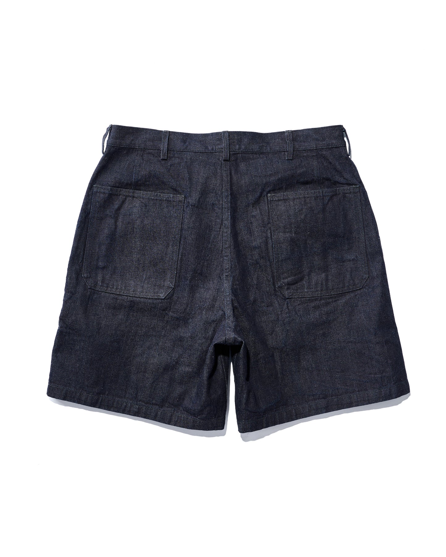 【 26SS 】BIGYANK USN UTILITY DENIM SHORTS / INDIGO