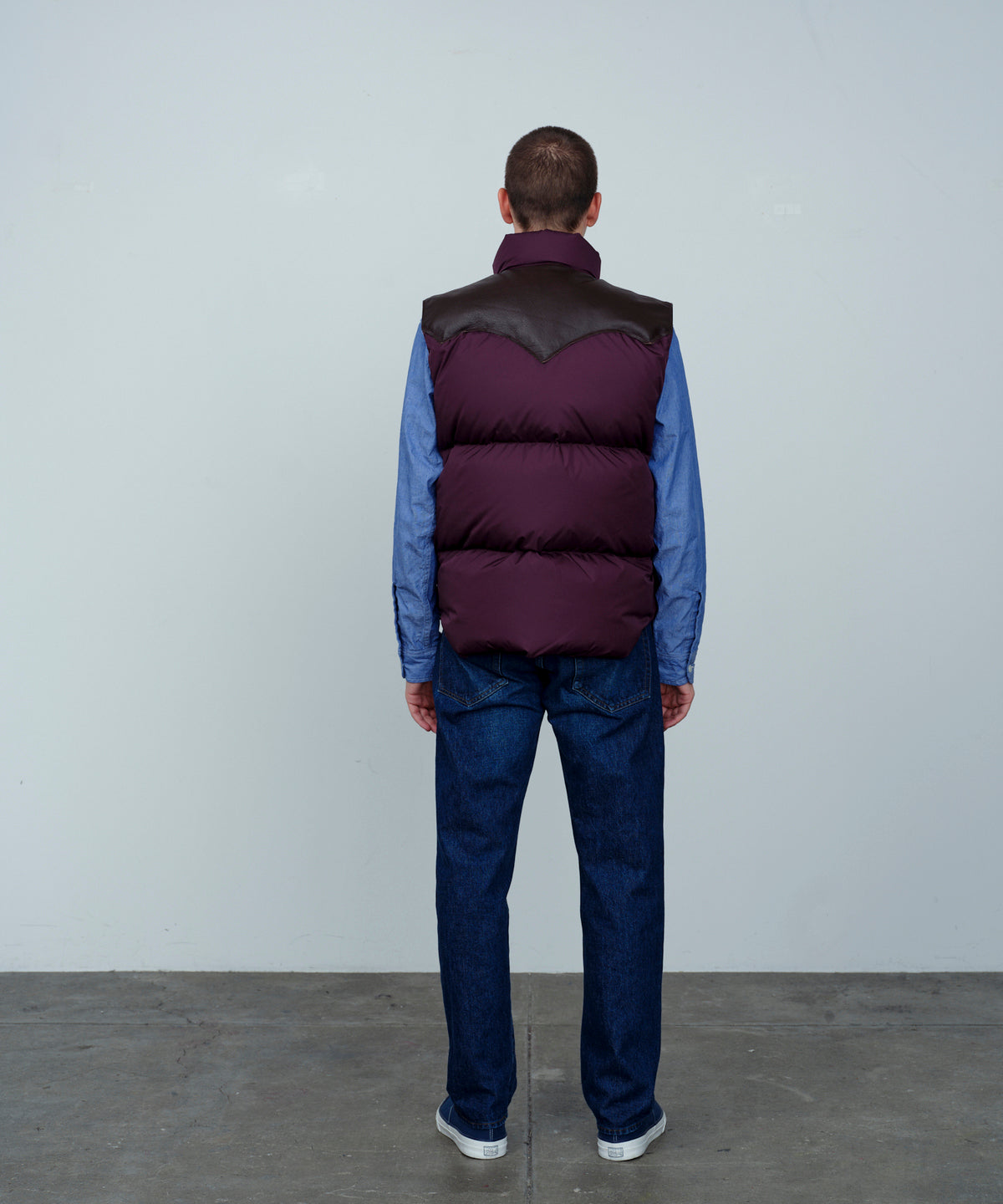 【 25FW 】RMFC HERITAGE DOWN VEST / PLUM