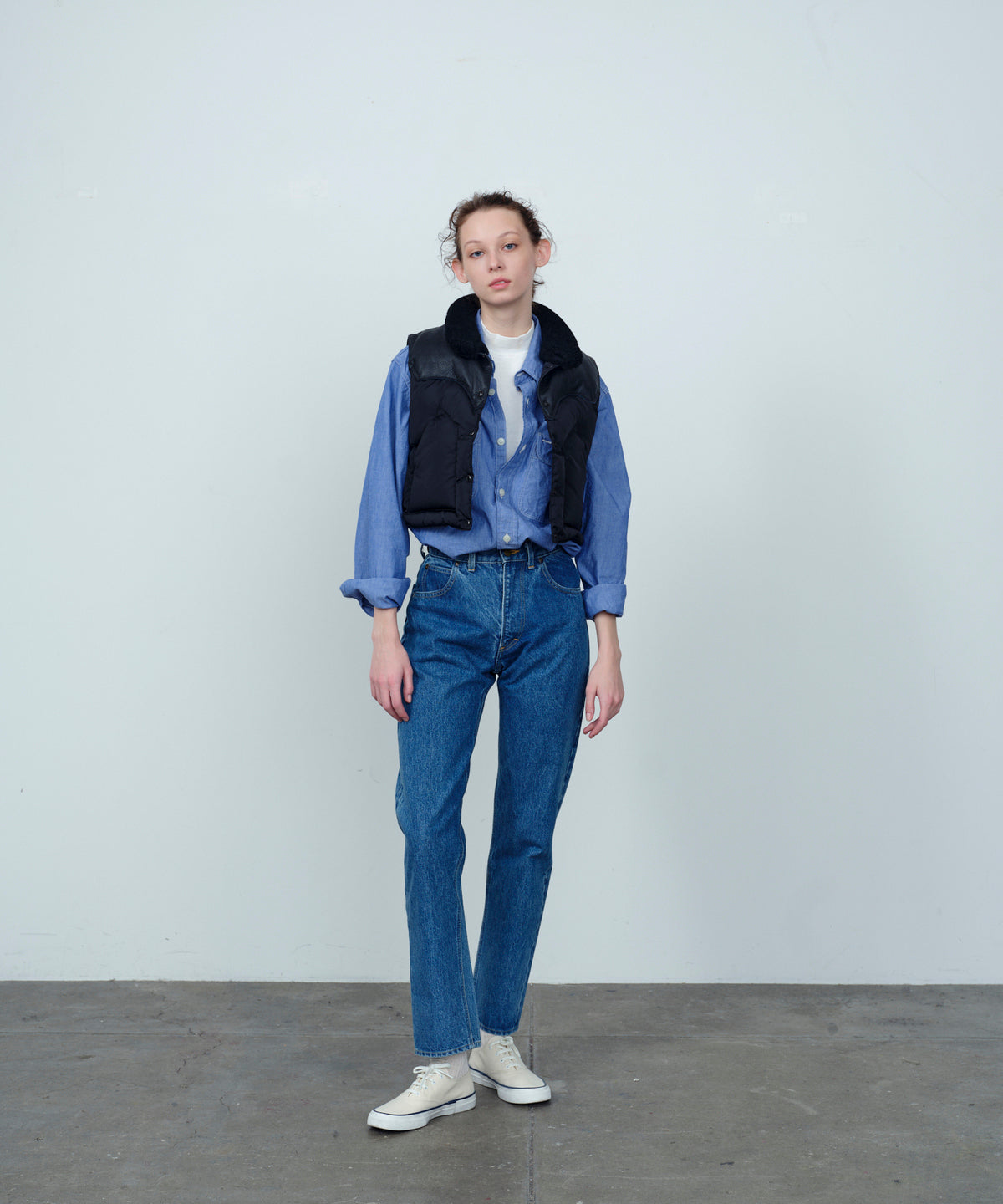 【 25FW 】RMFC HERITAGE ANNELLE VEST / BLACK