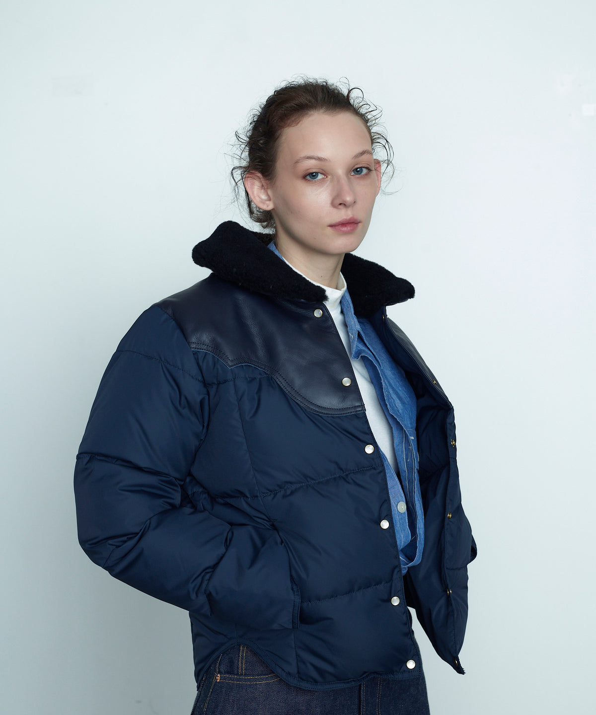 【 25FW 】RMFC HERITAGE JILLIAN JACKET / D.NAVY