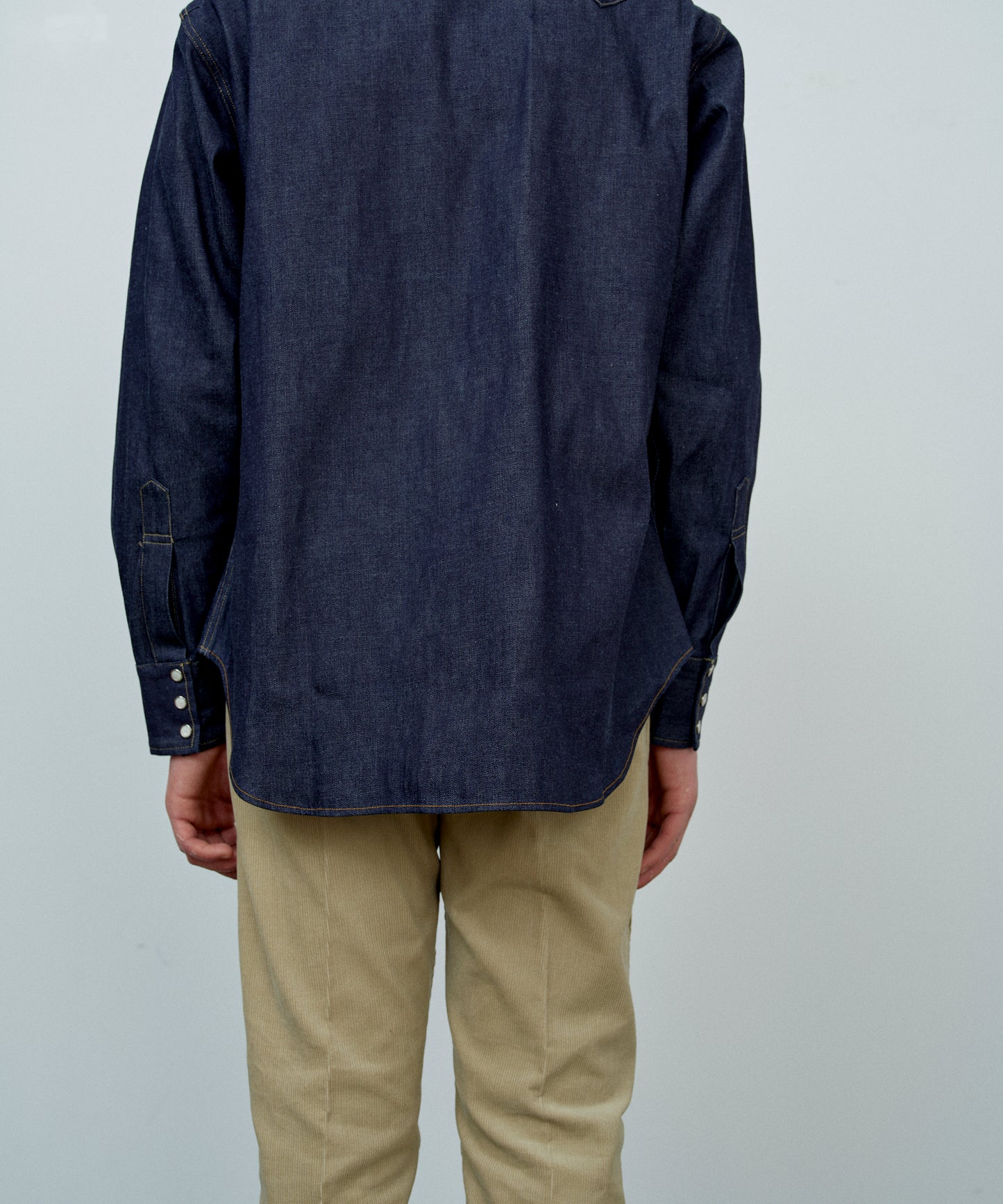 【 25FW 】ANATOMICA HARRISON SHIRT / INDIGO NON WASH