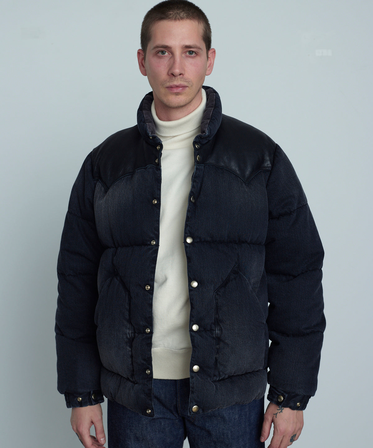 【 25FW PRE-ORDER 】RMFC HERITAGE DOWN JACKET DNIM / DENIM BLACK