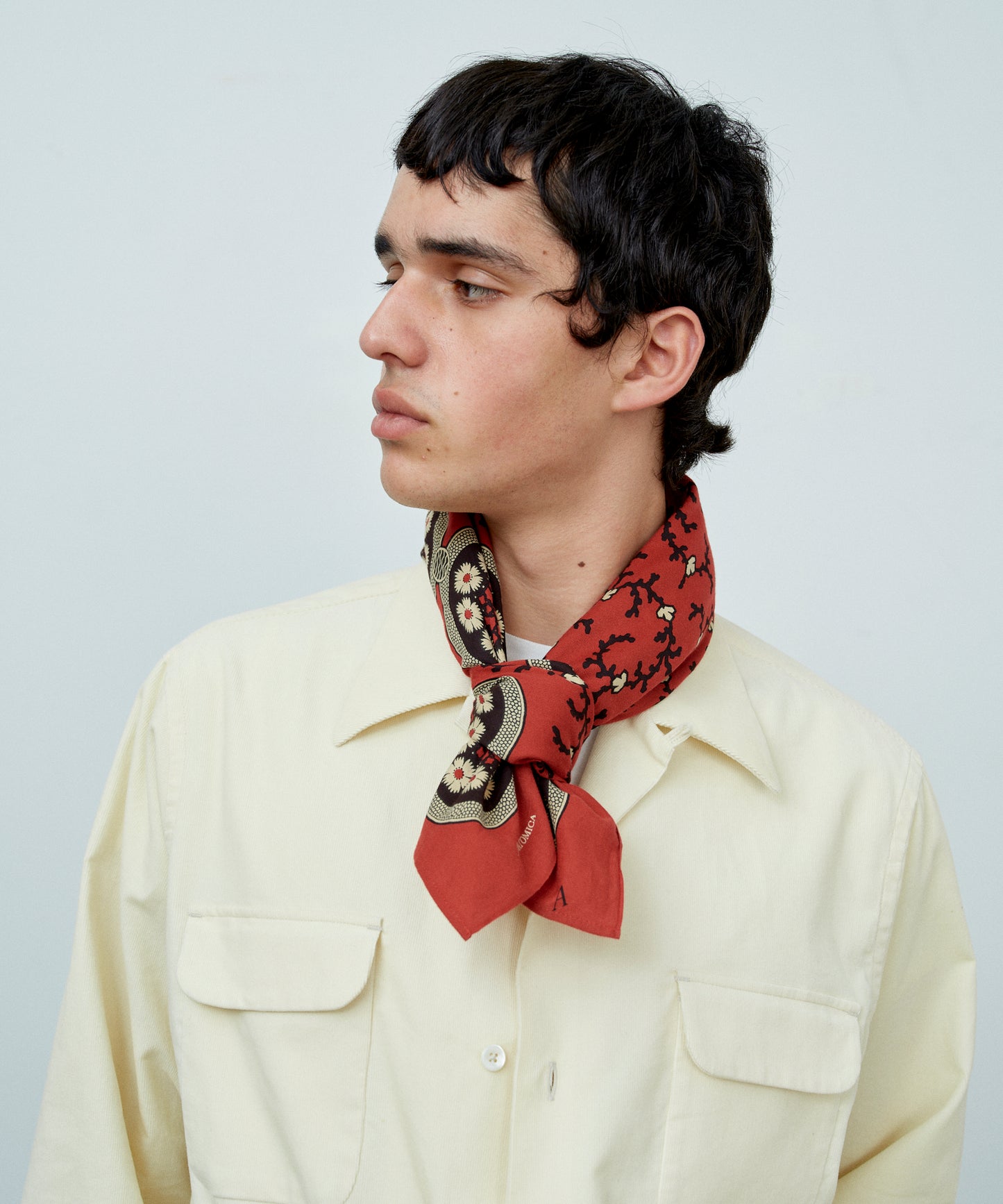 【 25FW 】ANATOMICA SIX PETAL FLOWER / RED