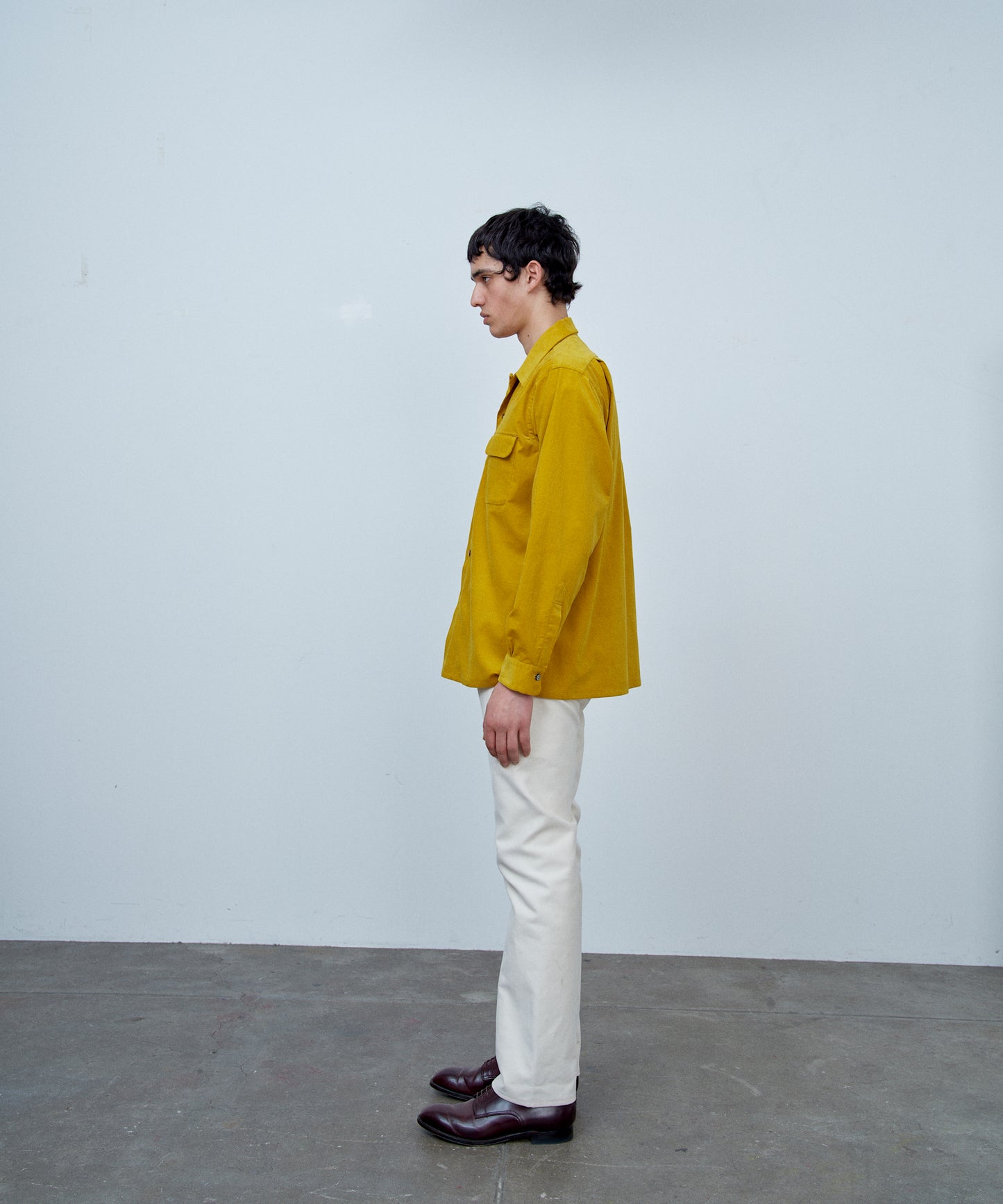 【 25FW 】ANATOMICA JIMMY SHIRT / MUSTARD