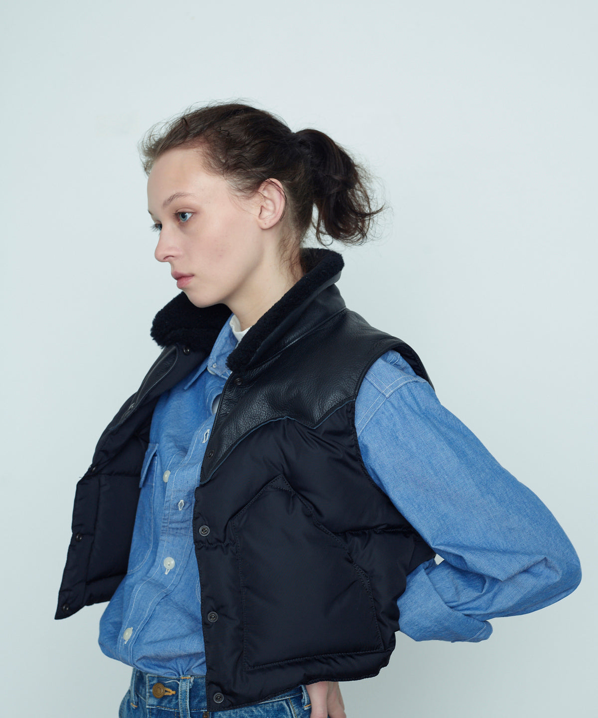 【 25FW 】RMFC HERITAGE ANNELLE VEST / BLACK