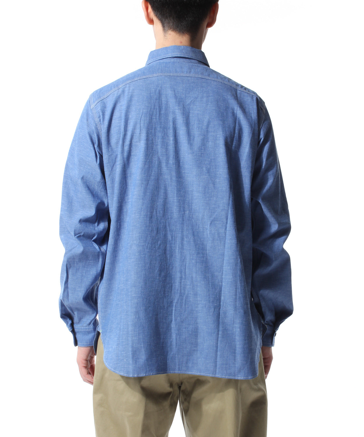 【 Restock 】BIGYANK M1935 WORK SHIRT CHAMBRAY / BLUE×GREY