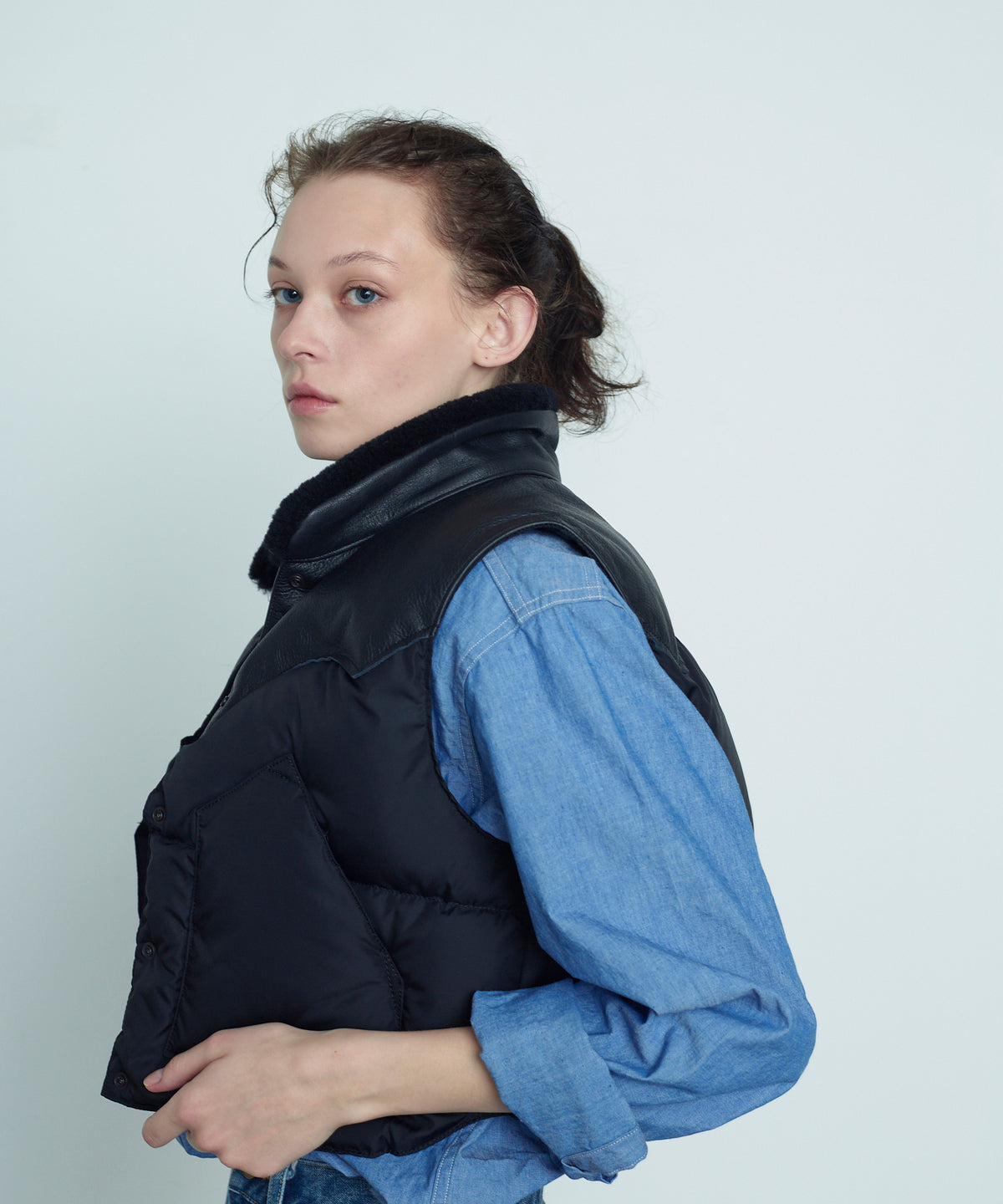 【 25FW 】RMFC HERITAGE ANNELLE VEST / BLACK