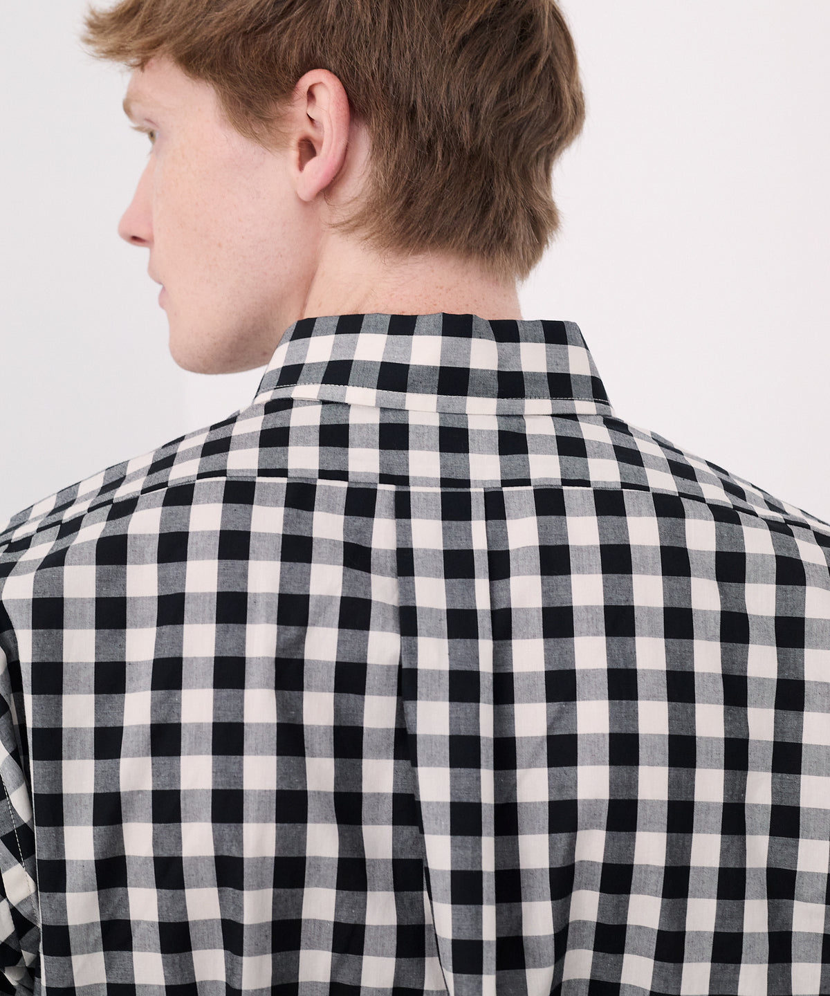 【 25SS 】ANATOMICA BD SHIRT GINGHAM / BLACK