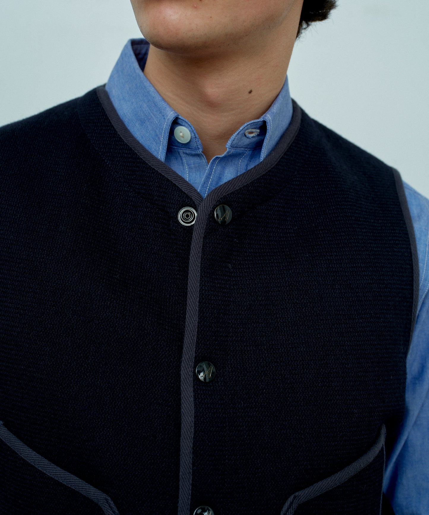 [21FW RESTOCKING] Anatomica海灘布背心/黑暗海軍