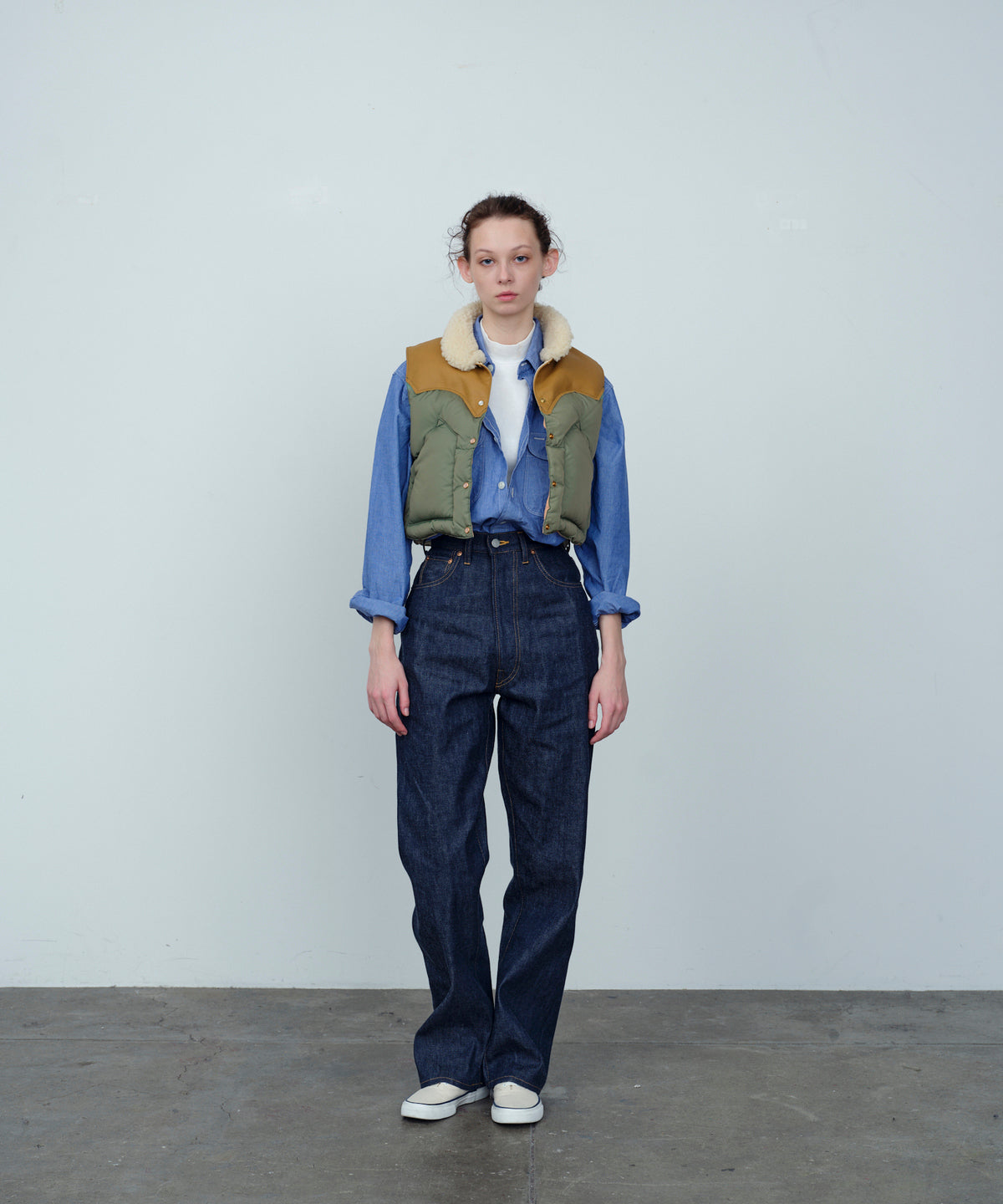 【 25FW 】RMFC HERITAGE ANNELLE VEST / OLIVE