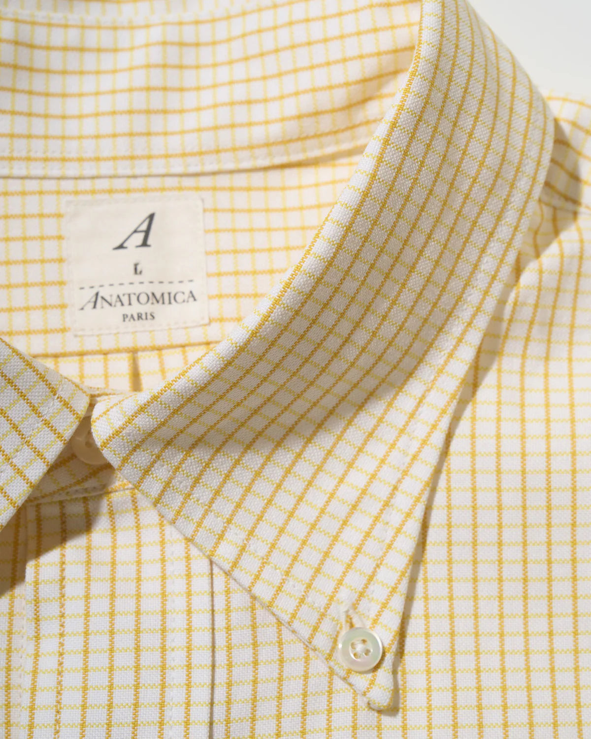 【 26SS 】ANATOMICA BD SHIRT MADISON PLAID / YELLOW