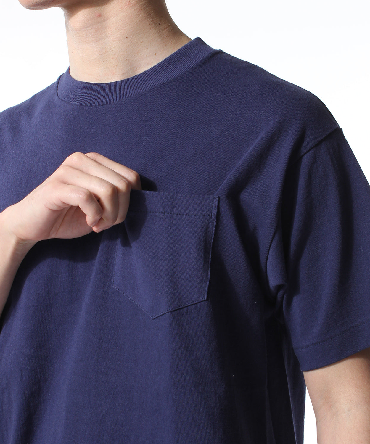 A'r DESIGN ORIGINAL POCKET TEE / NAVY