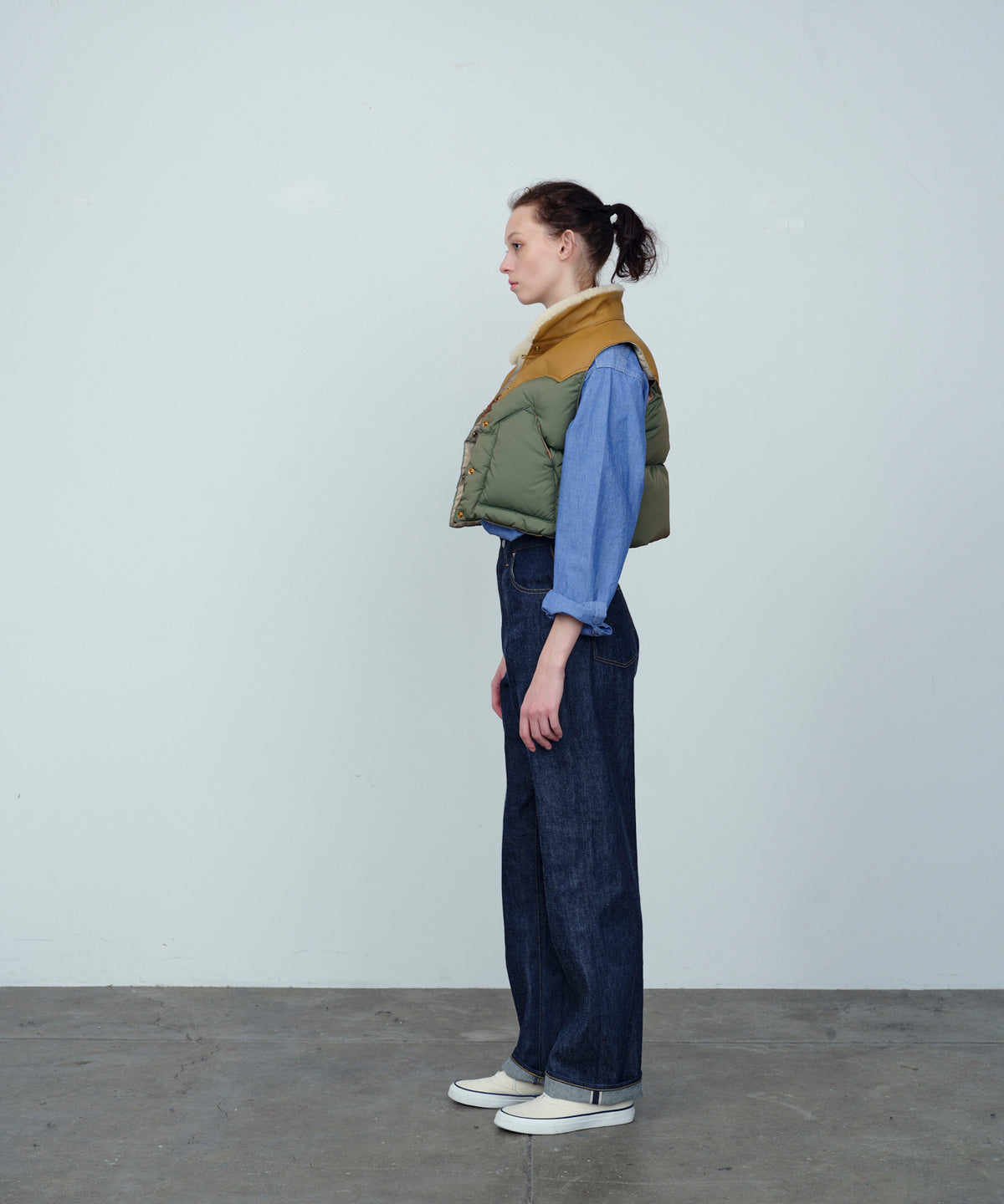 【 25FW 】RMFC HERITAGE ANNELLE VEST / OLIVE