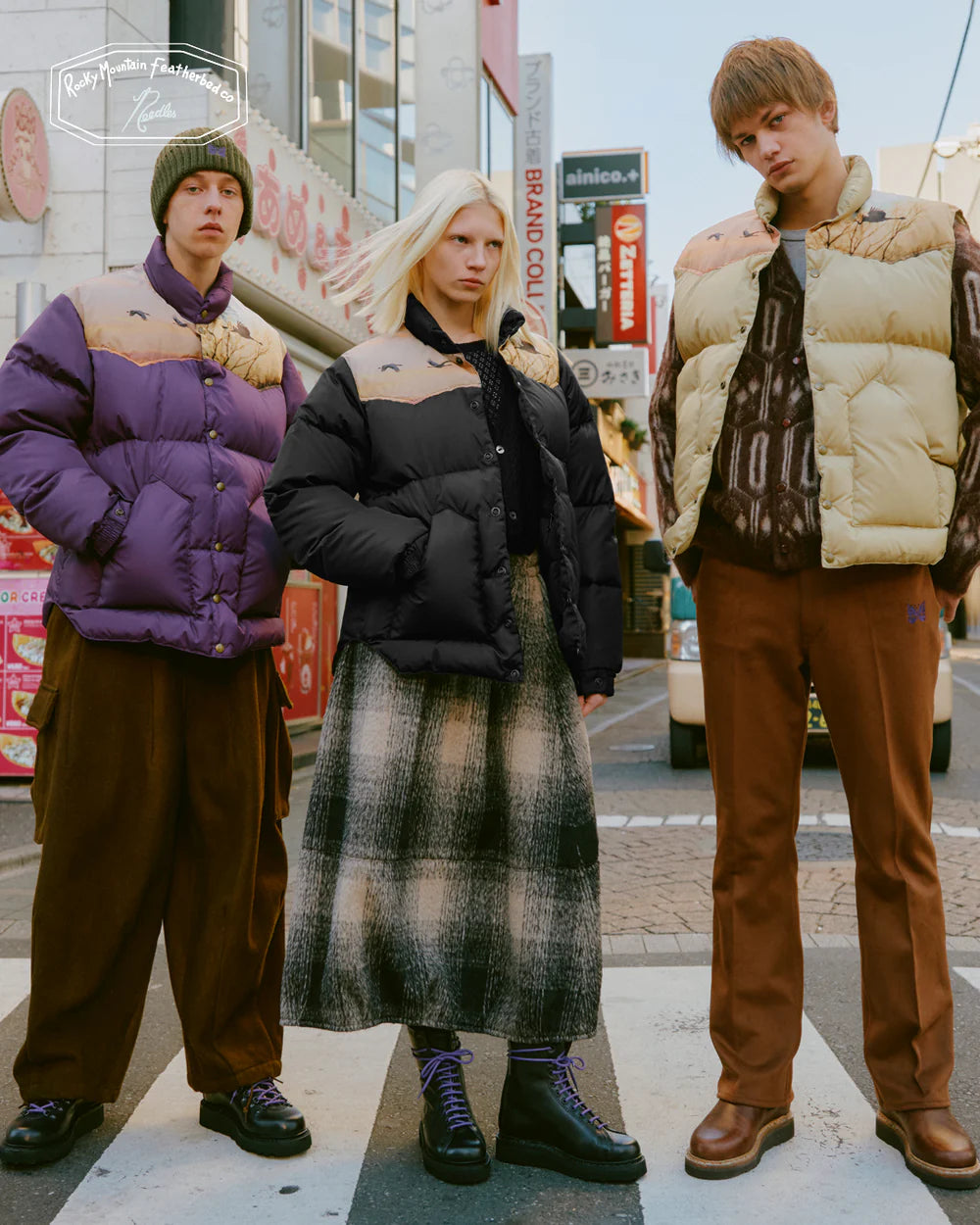 【 25FW 】Needles × RMFC Crane Yoke Down Jacket / TAN