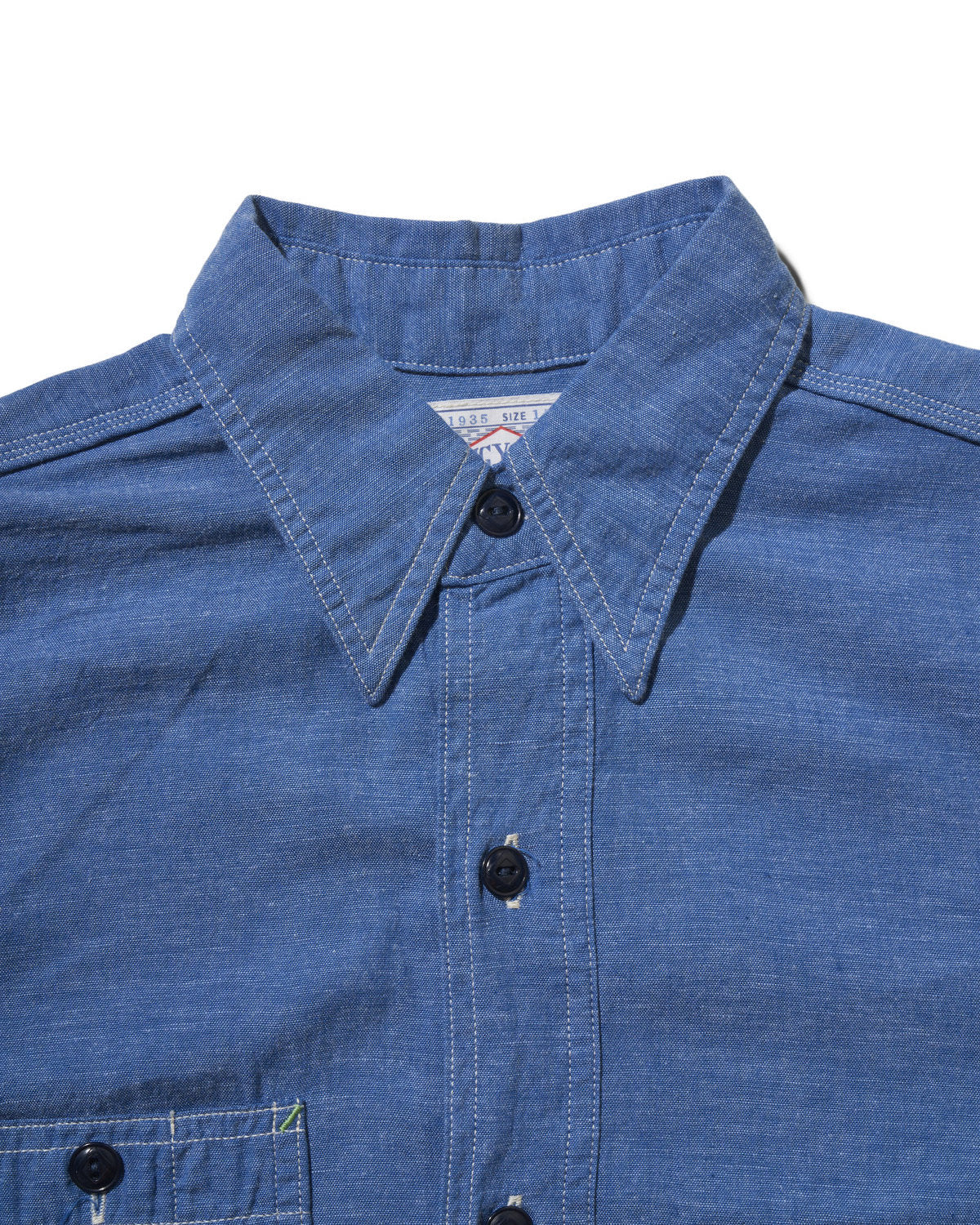 【 RESTOCK 】BIG YANK 1935 ORIGINAL CHAMBRAY / BLUE×GREY
